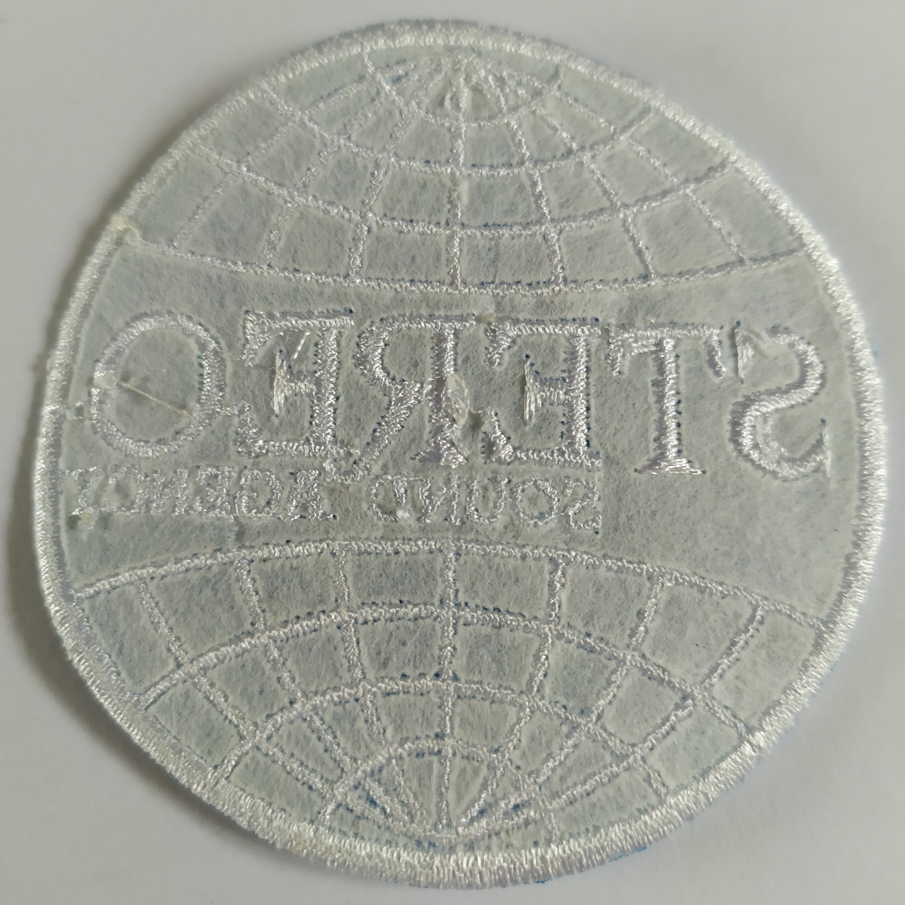 Stereo Skateboards Patch - Blue - New Old Stock from the 90s - SkateboardStickers.com