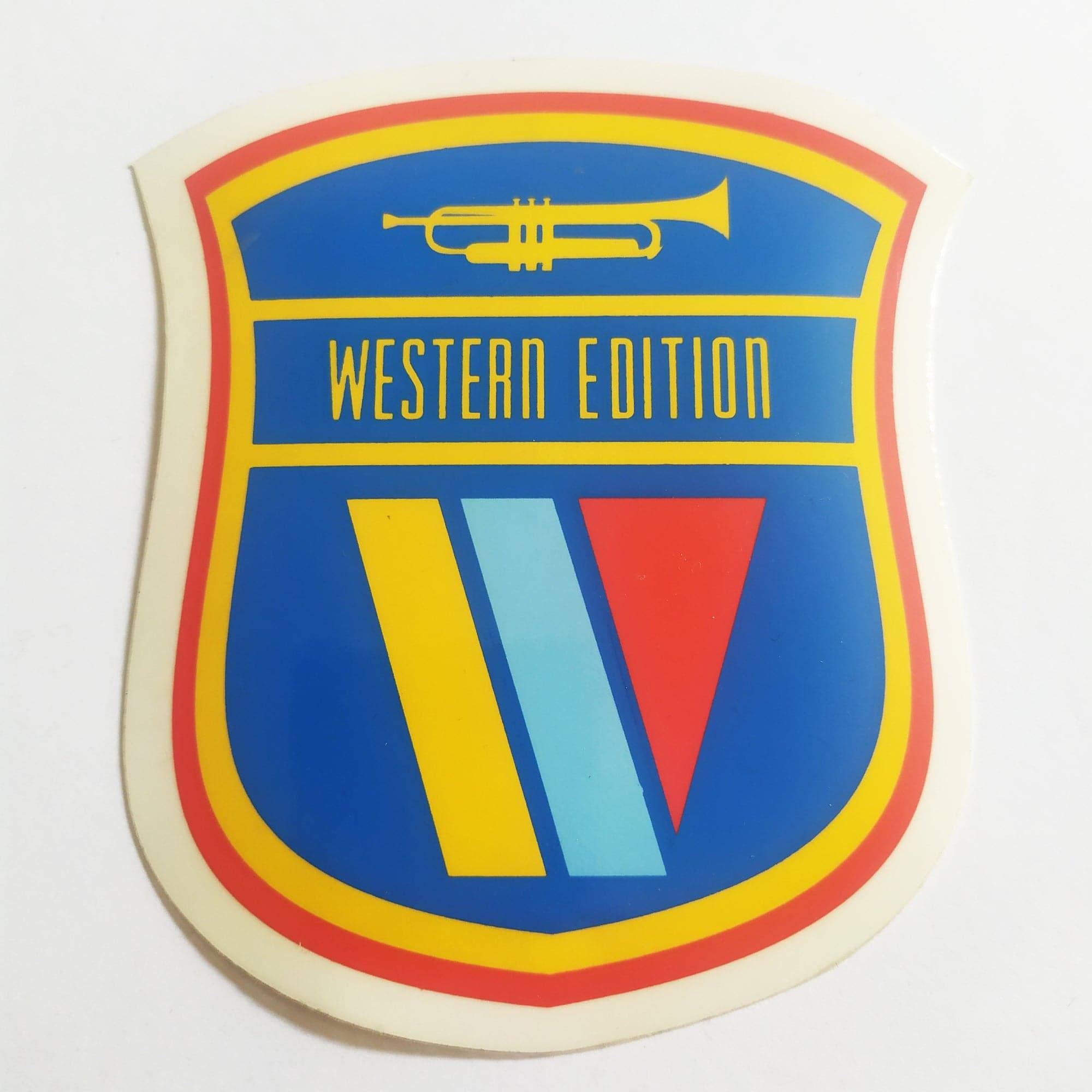 Western Edition Skateboard Sticker - SkateboardStickers.com
