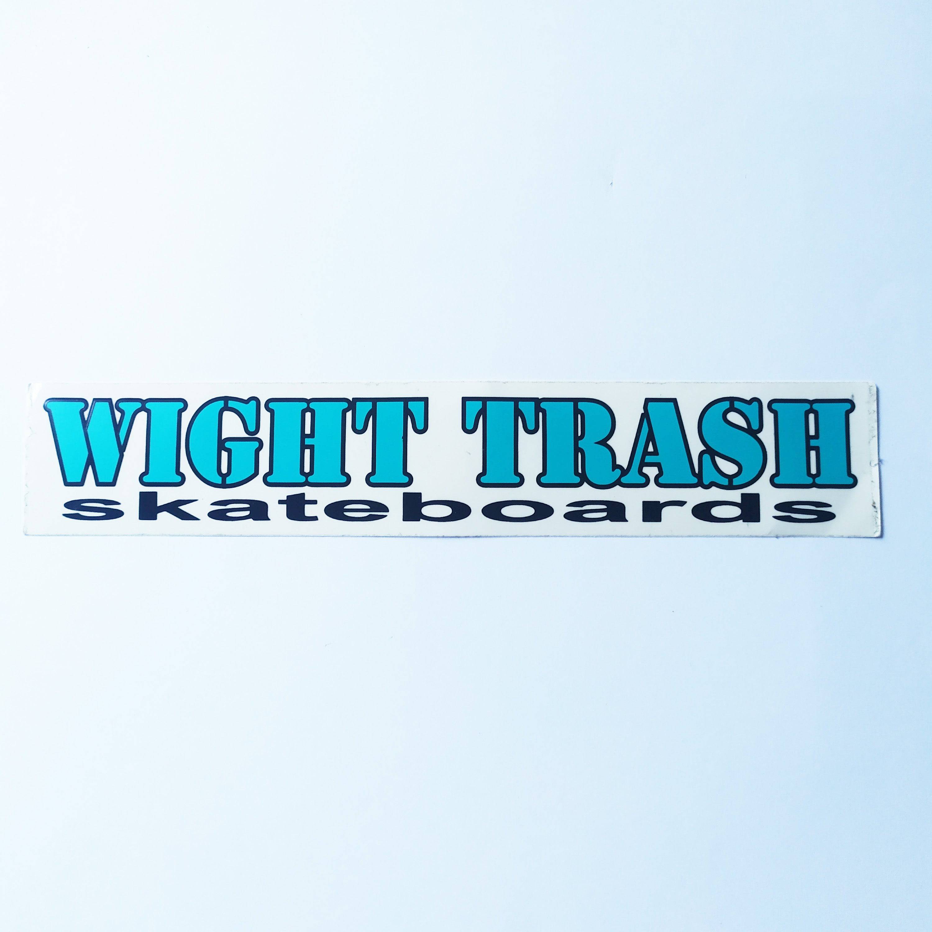 Wight Trash Skateboards Sticker - SkateboardStickers.com