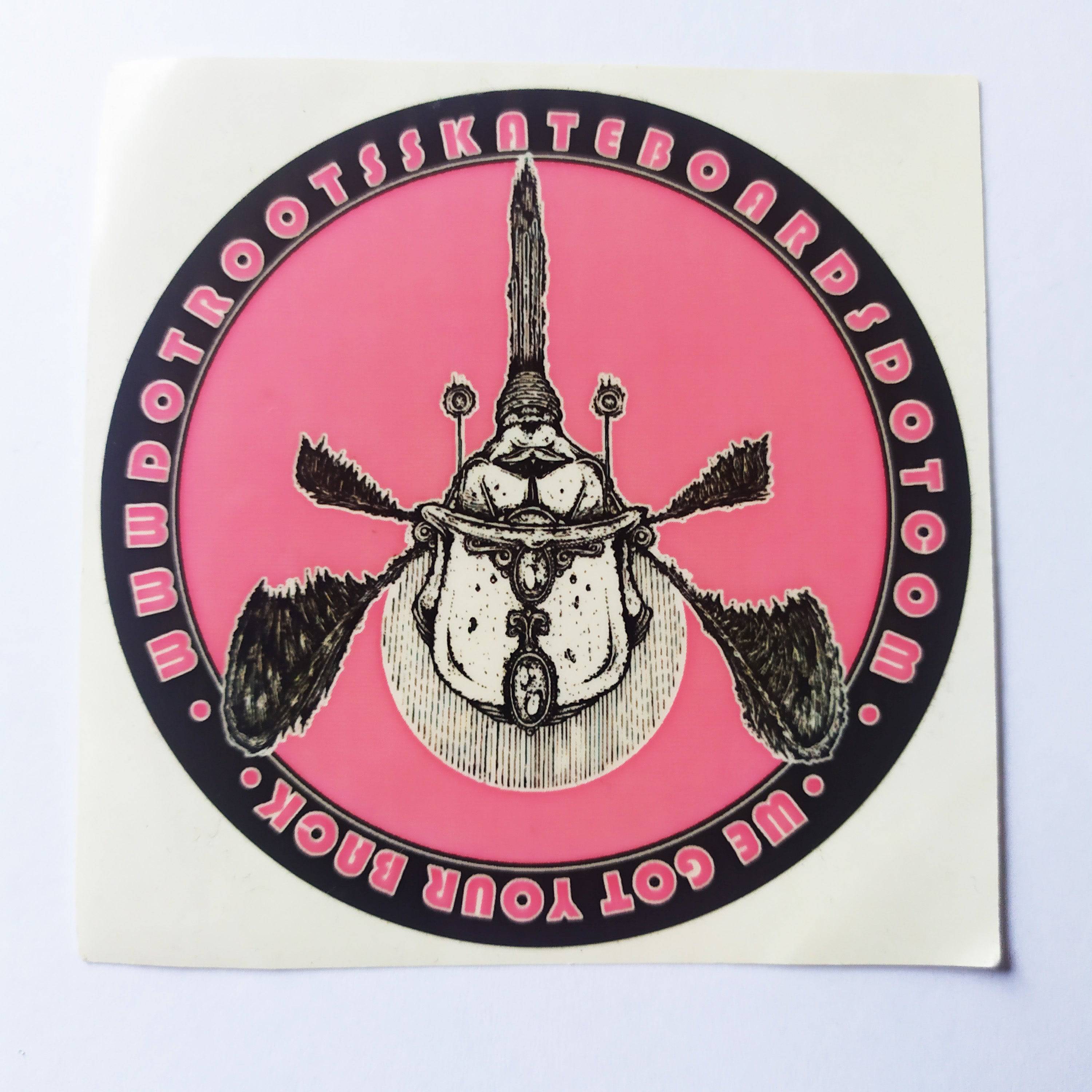 Dot Roots Skate Sticker - SkateboardStickers.com