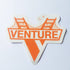 Venture Trucks "Golden Gate" Skateboard Sticker (creased) - SkateboardStickers.com
