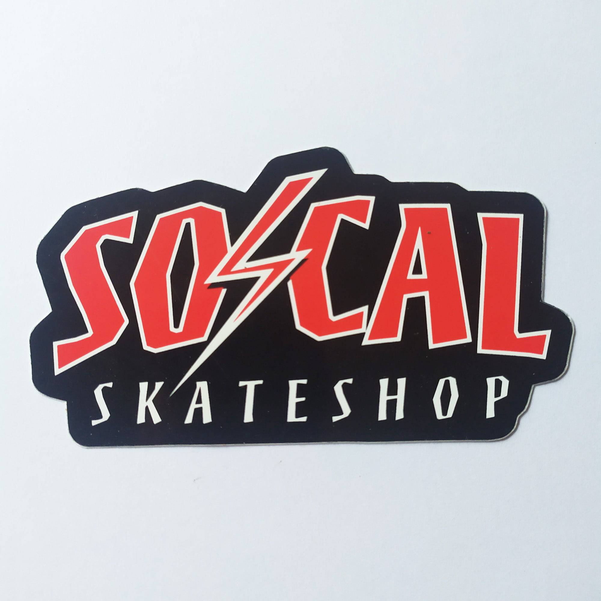So Cal Skate Shop Skateboard Sticker - 12 cm x 6.5 cm - SkateboardStickers.com