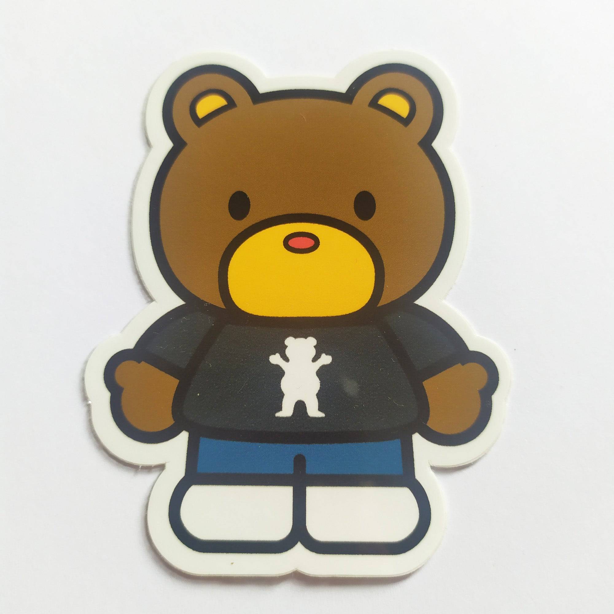 Grizzly Griptape Skateboard Sticker - SkateboardStickers.com