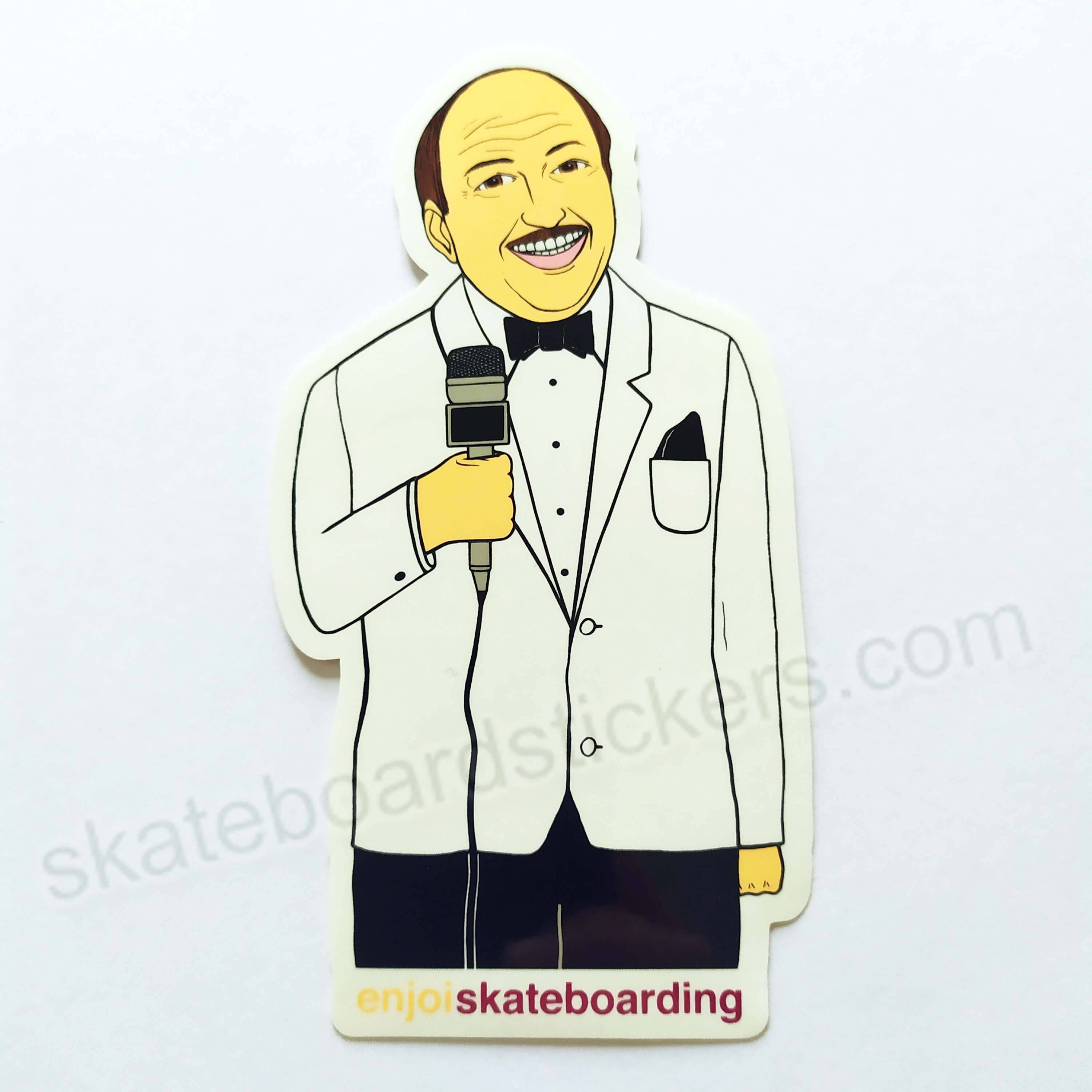 Enjoi X WWE 'Body Slam' Series Skateboard Sticker - SkateboardStickers.com