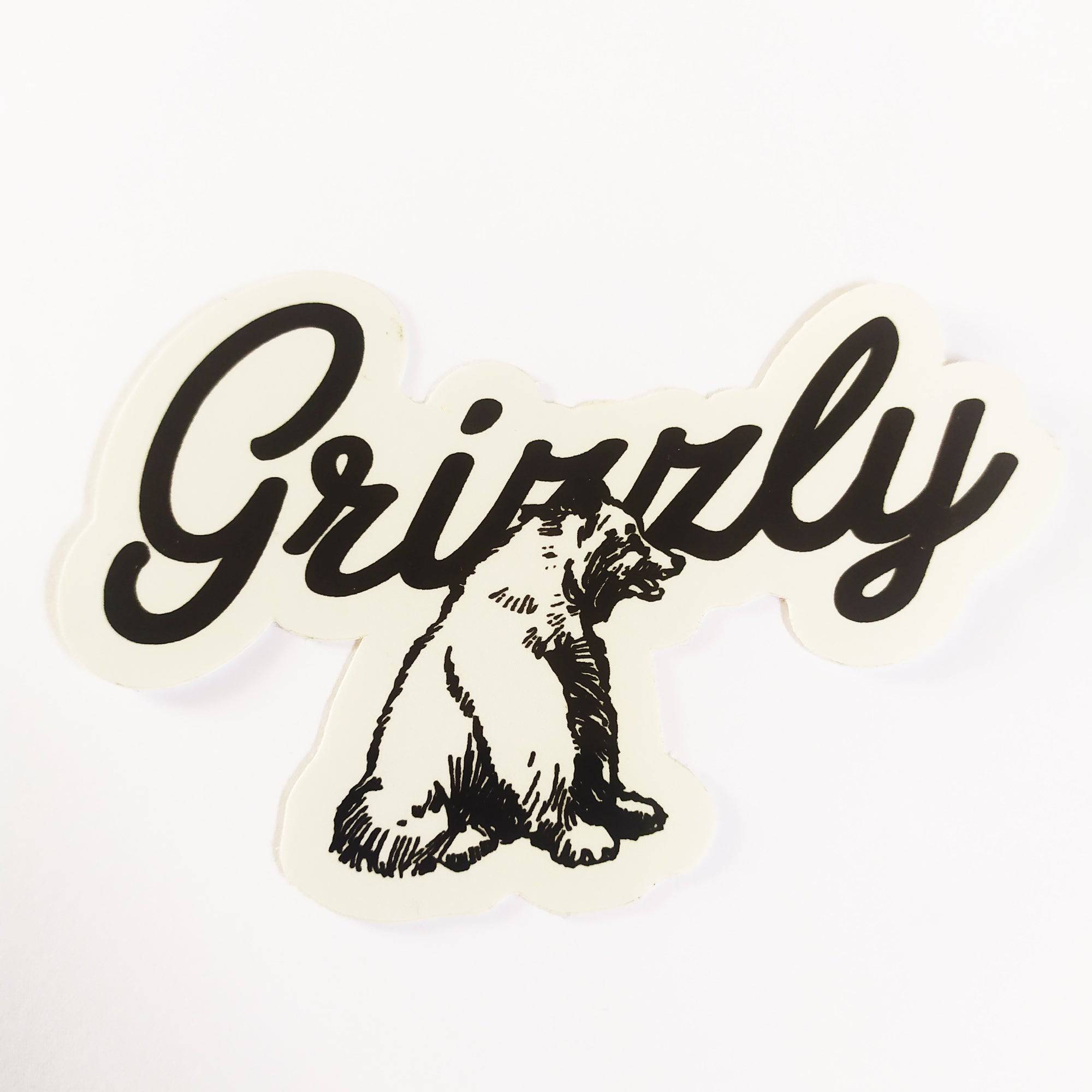 Grizzly Griptape Skateboard Sticker - SkateboardStickers.com