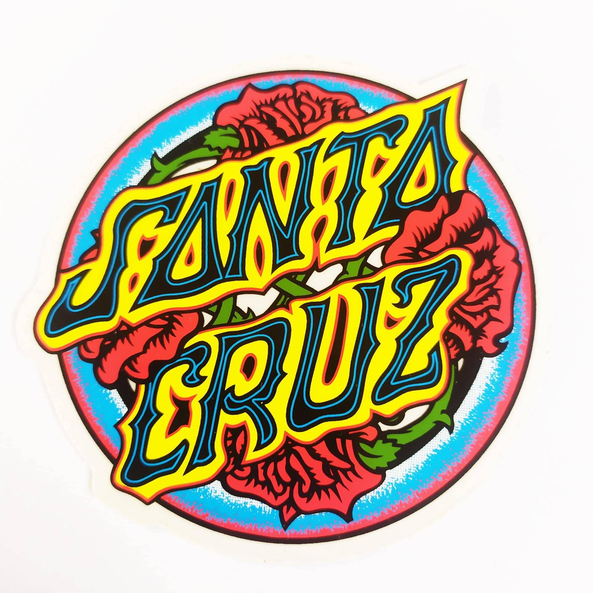 Santa Cruz - Dressen Roses Skateboard Sticker - SkateboardStickers.com