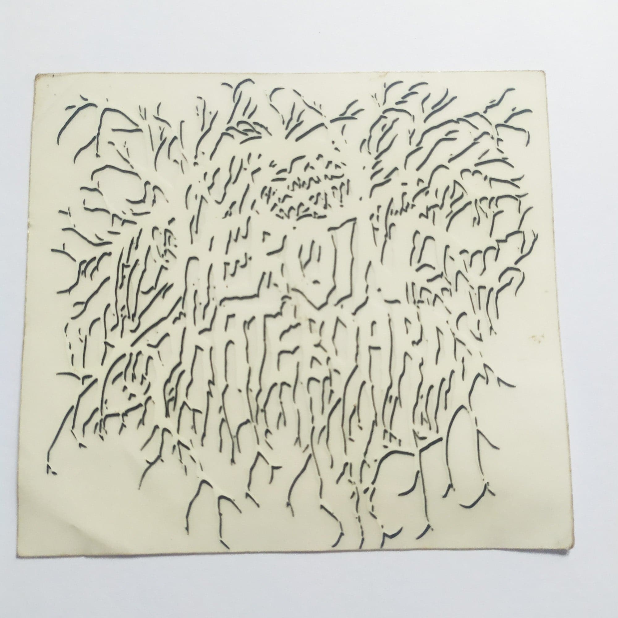 Heroin Skateboards Sticker (creased) - SkateboardStickers.com