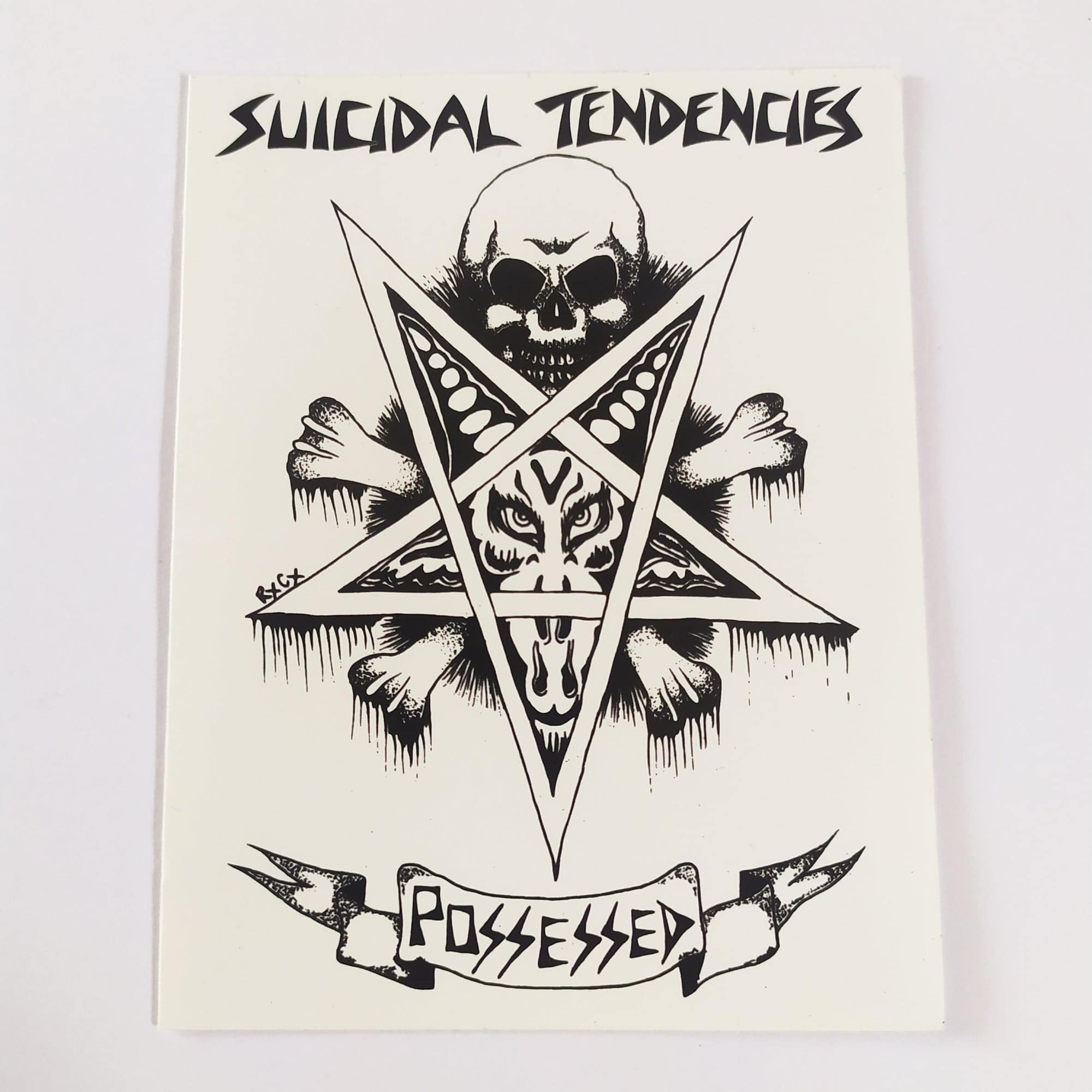 Suicidal Tendencies - Possessed to Skate Sticker - SkateboardStickers.com