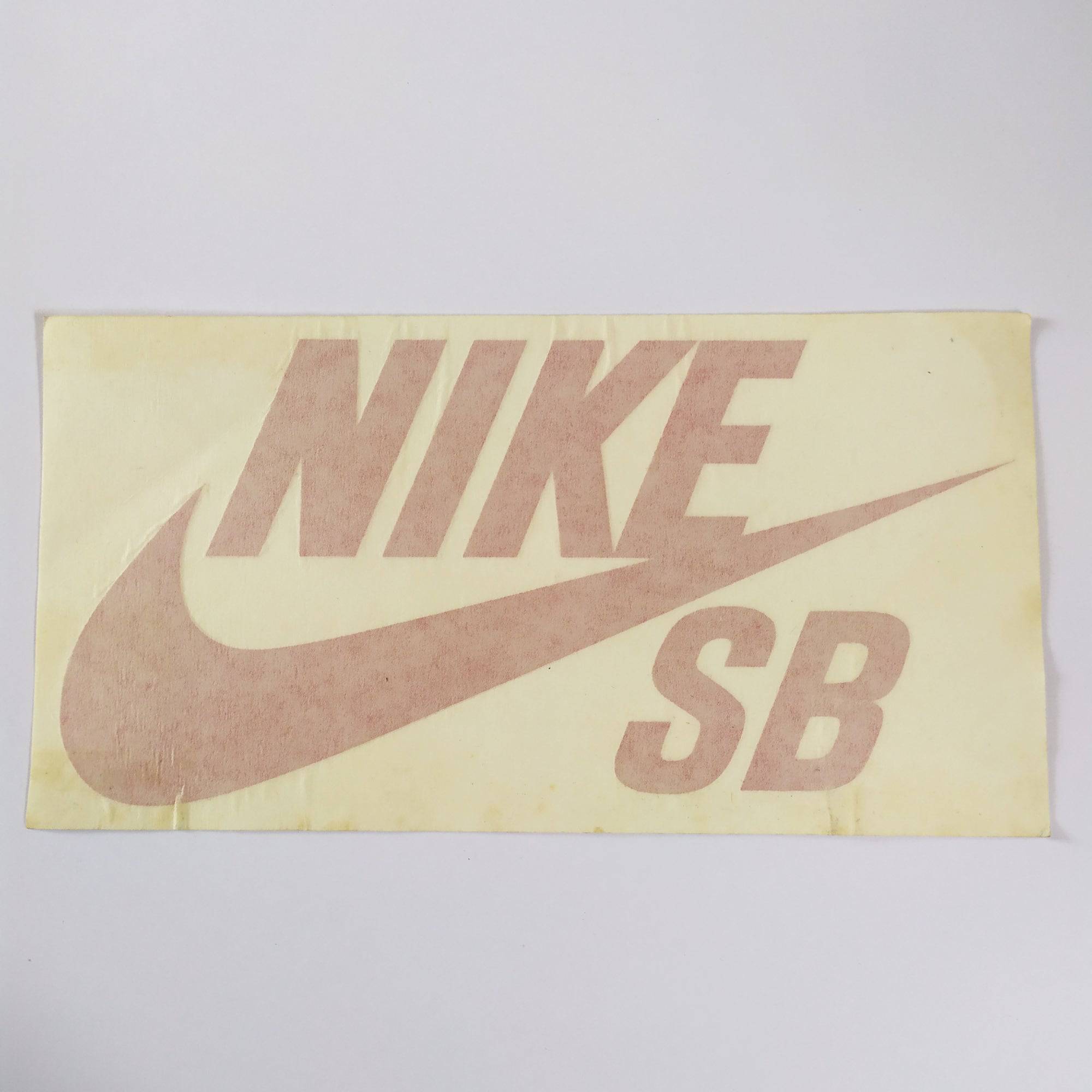 Nike SB RUB-ON Skateboard Sticker Red - SkateboardStickers.com