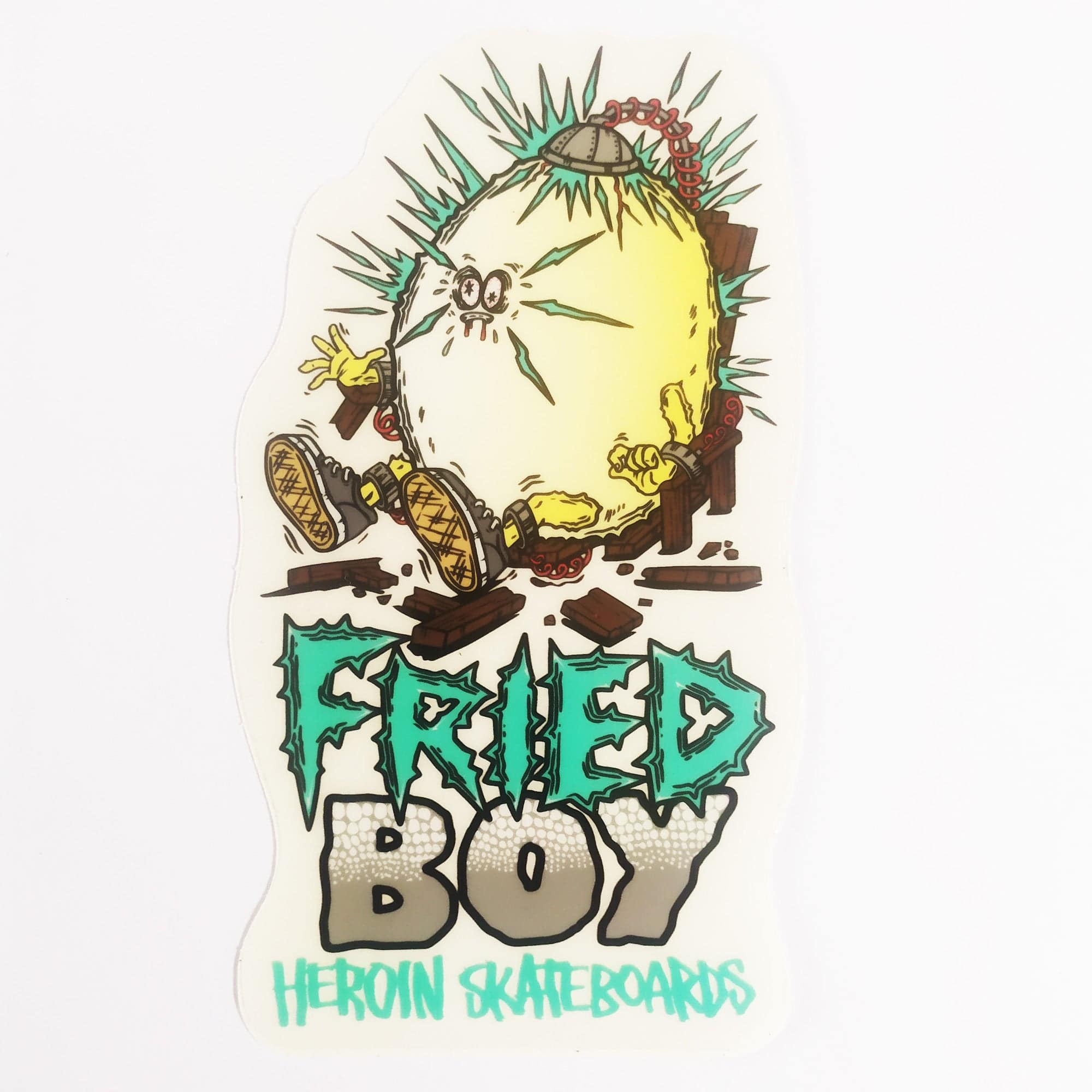 Heroin Skateboards Sticker - SkateboardStickers.com