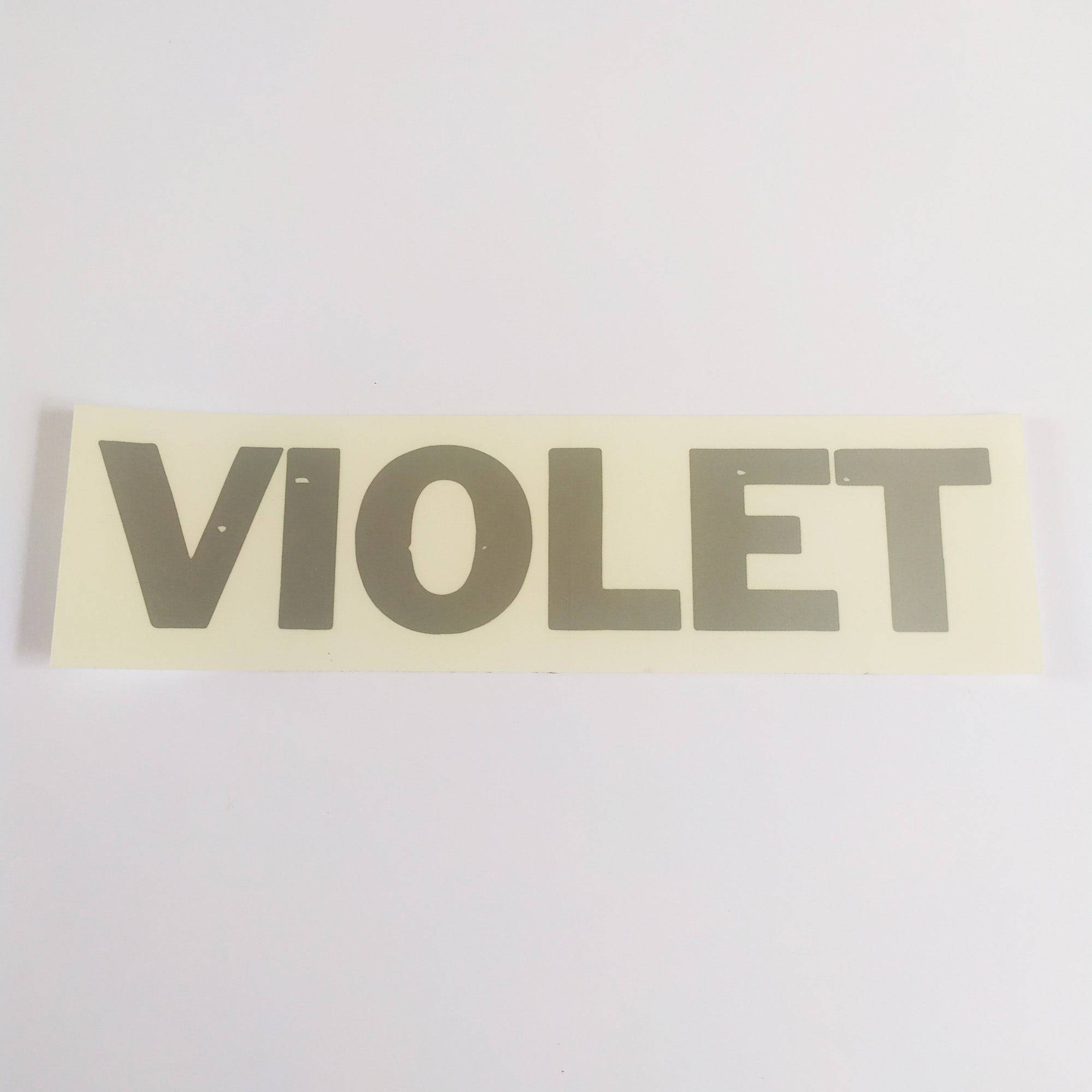 Violet Skateboard Sticker - SkateboardStickers.com
