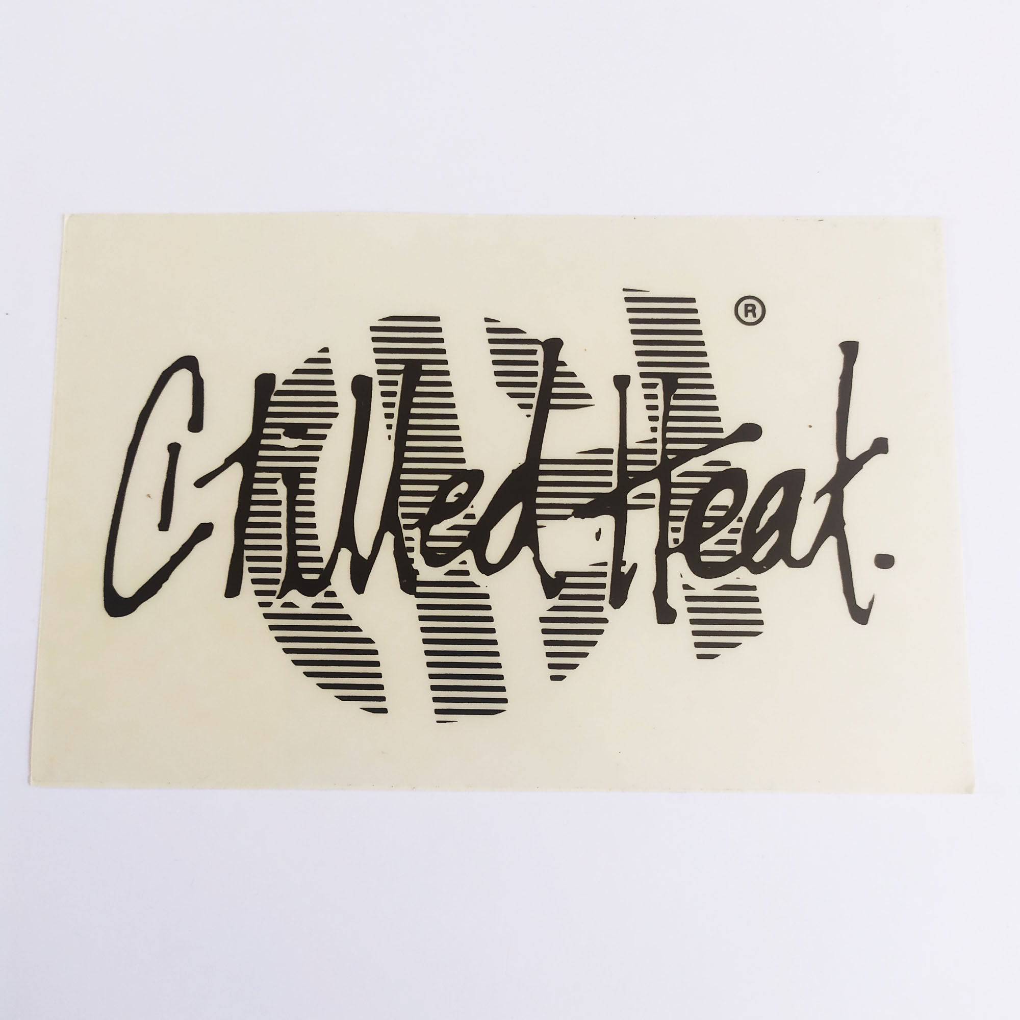 Chilled Heat Skateboard Sticker - SkateboardStickers.com