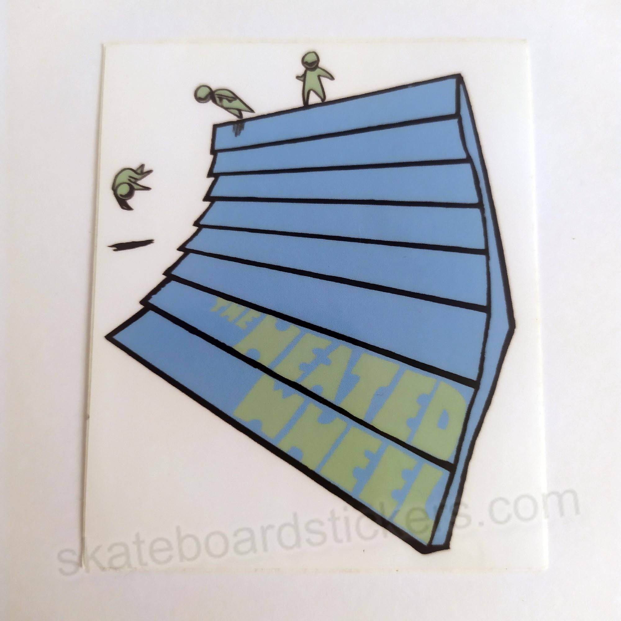 The Heated Wheel Co. Skateboard Sticker - SkateboardStickers.com