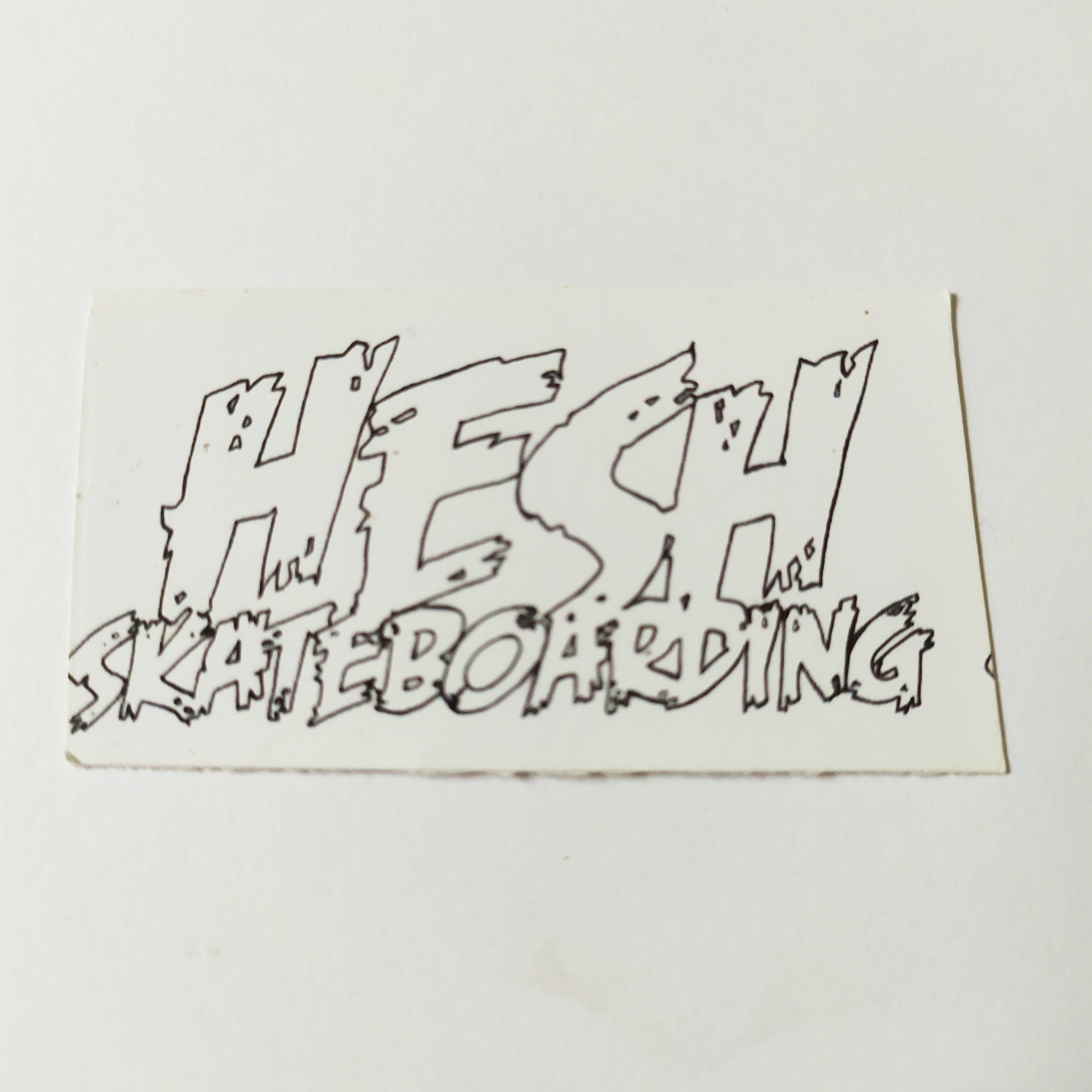 Hesh Skateboards Sticker - SkateboardStickers.com