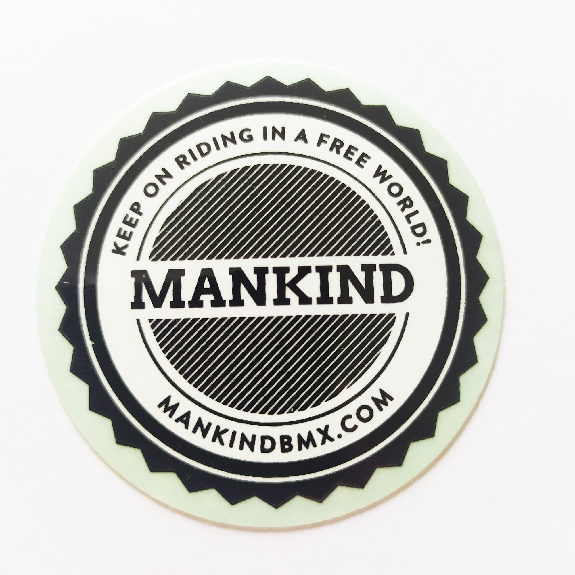 Mankind Bike Co. BMX Sticker / Decal - SkateboardStickers.com