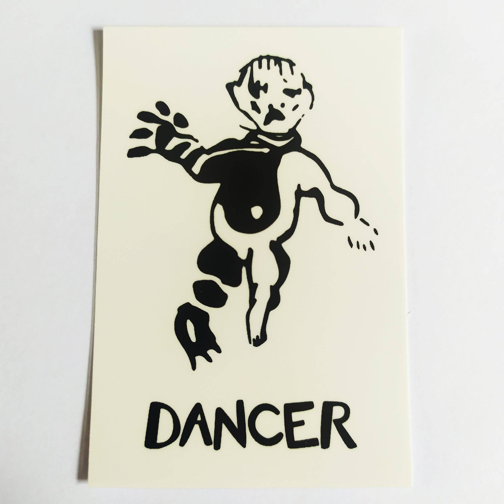 Dancer Skateboards Sticker - SkateboardStickers.com