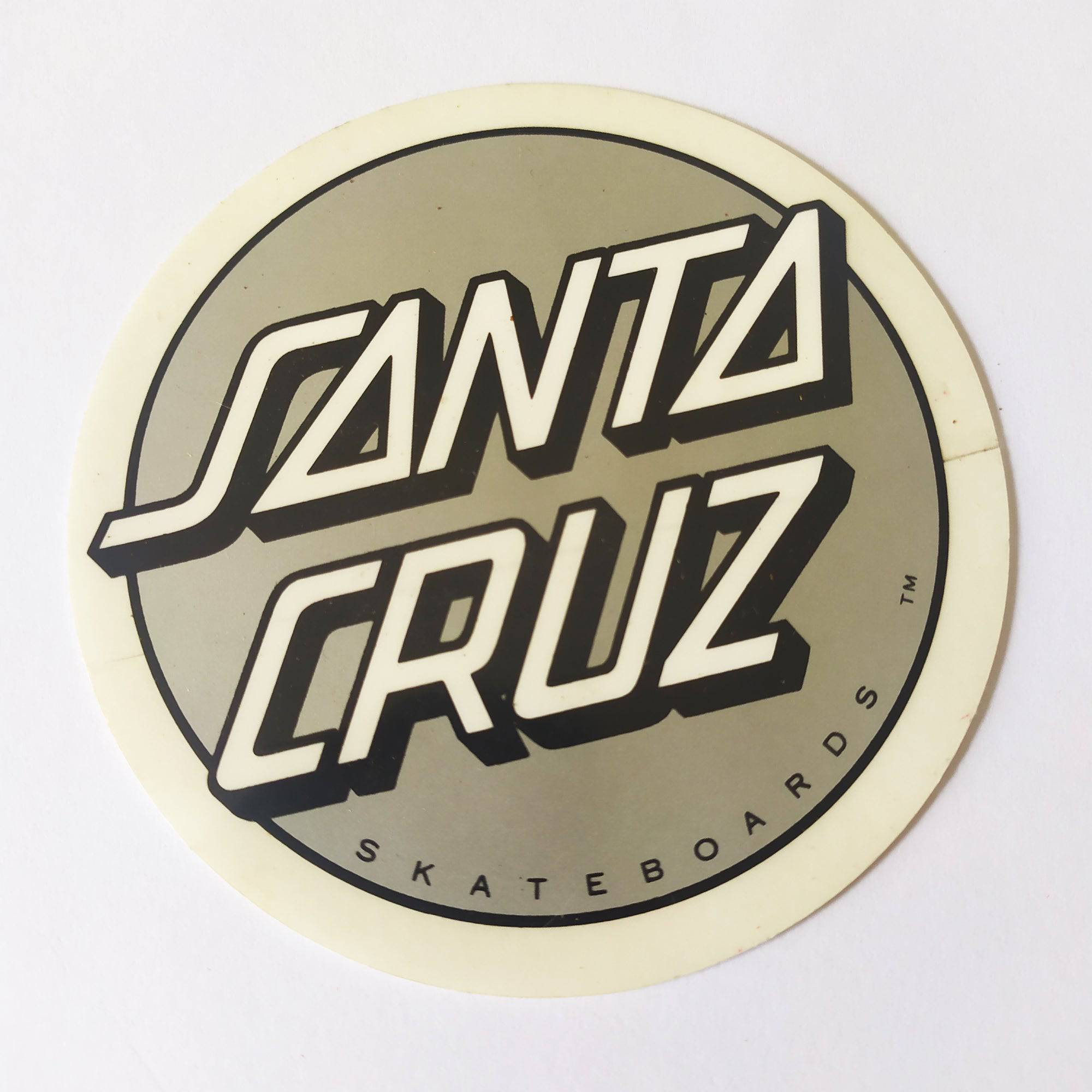 Santa Cruz Old School Skateboard Sticker - SkateboardStickers.com