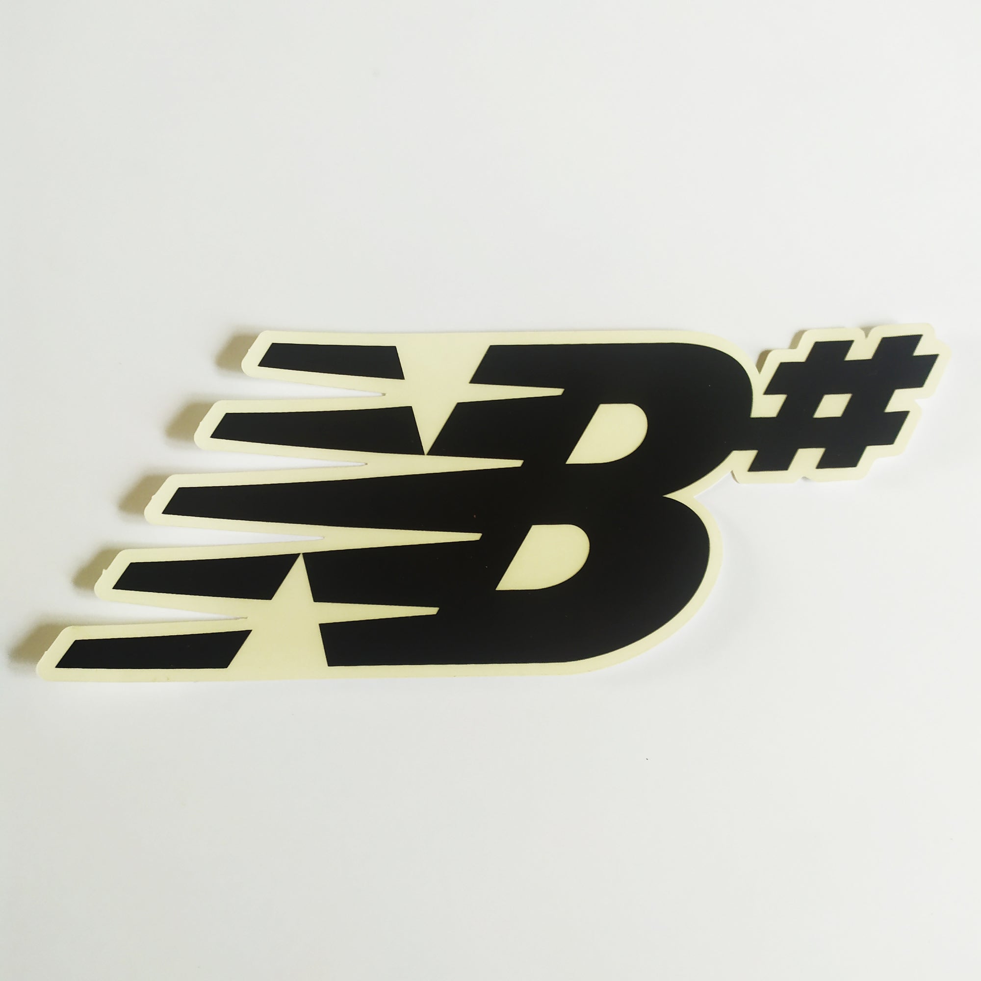 New Balance Numeric Skateboard Footwear Sticker - 19 cm across approx - SkateboardStickers.com