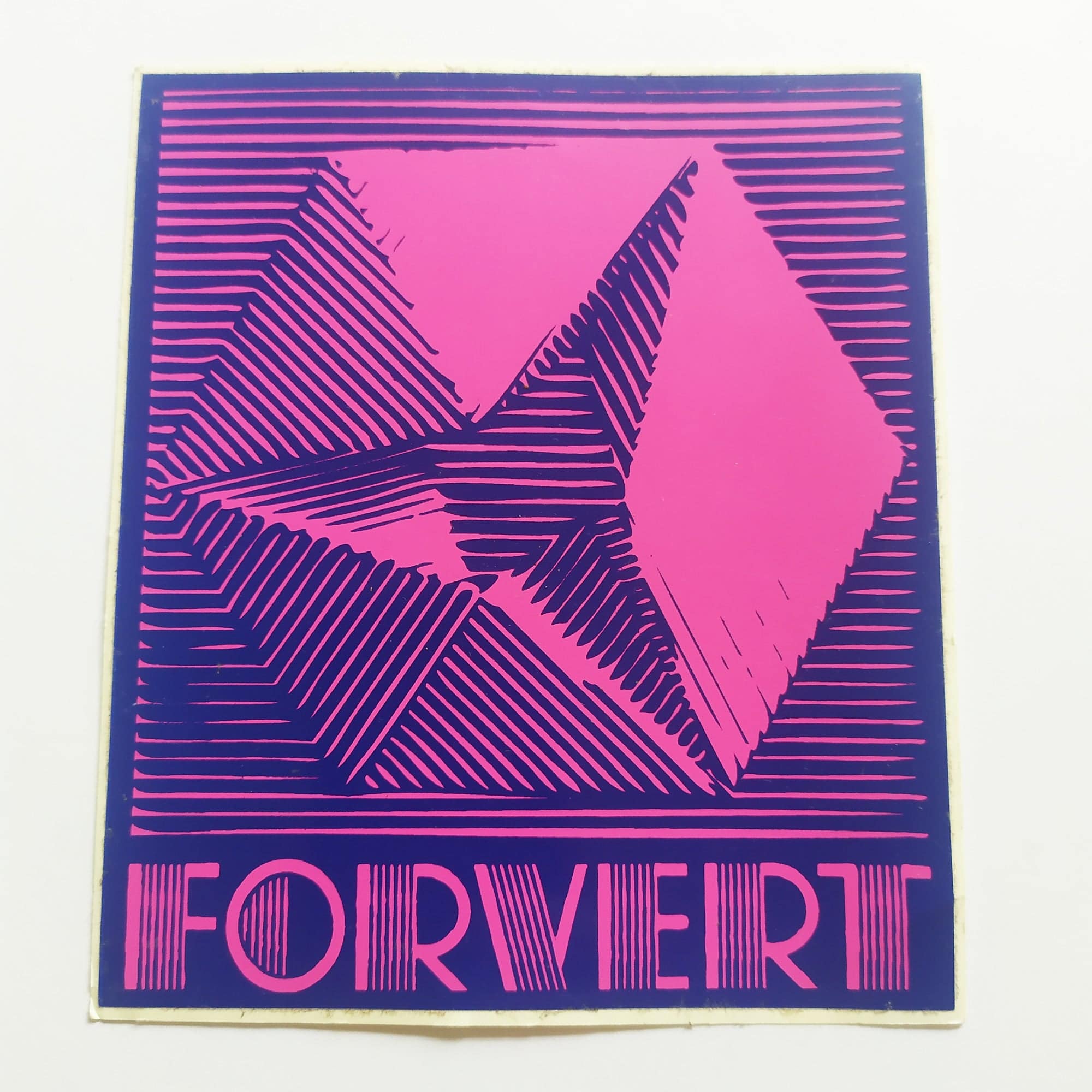 Forvert Skateboard Sticker - SkateboardStickers.com
