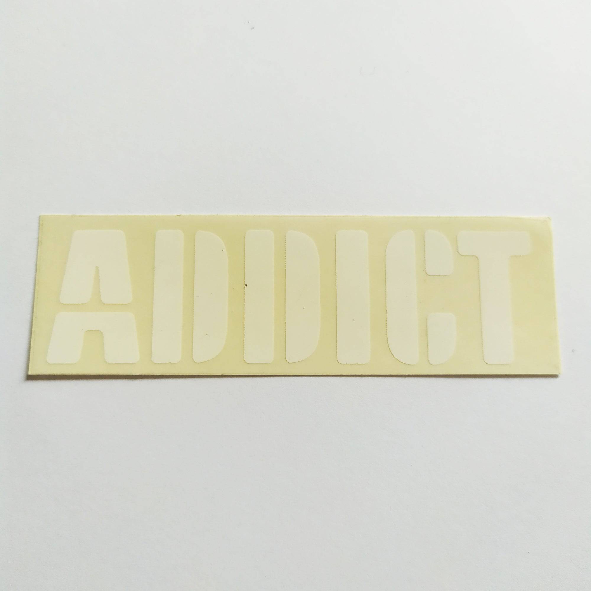Addict Skateboard Sticker - SkateboardStickers.com