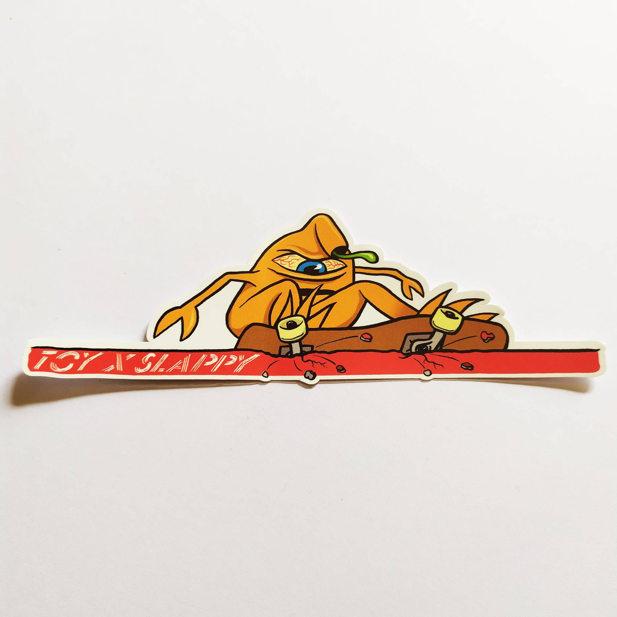 Slappy Trucks x Toy Machine Skate Sticker - SkateboardStickers.com