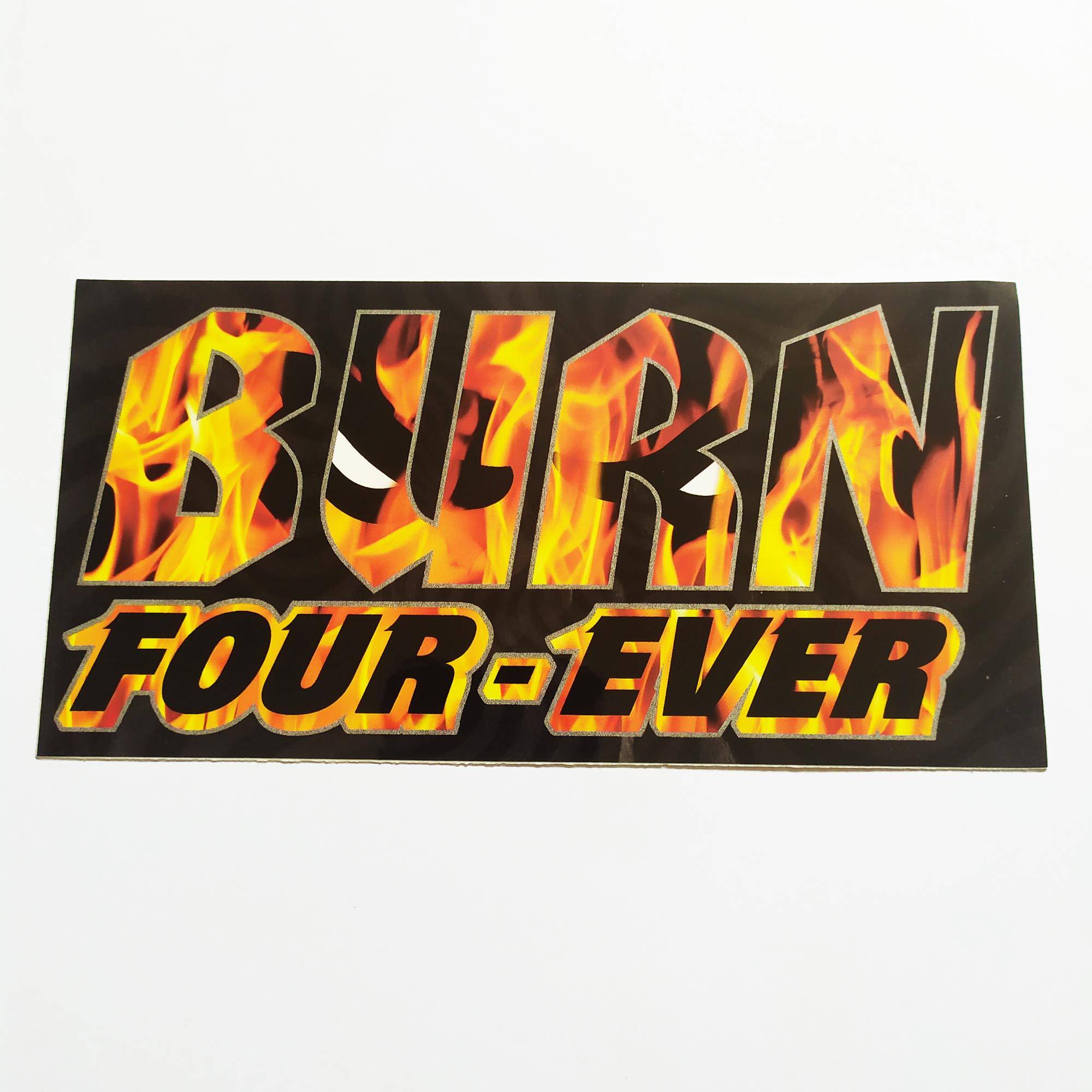 Spitfire Wheels Skateboard Sticker - Burn Forever - SkateboardStickers.com