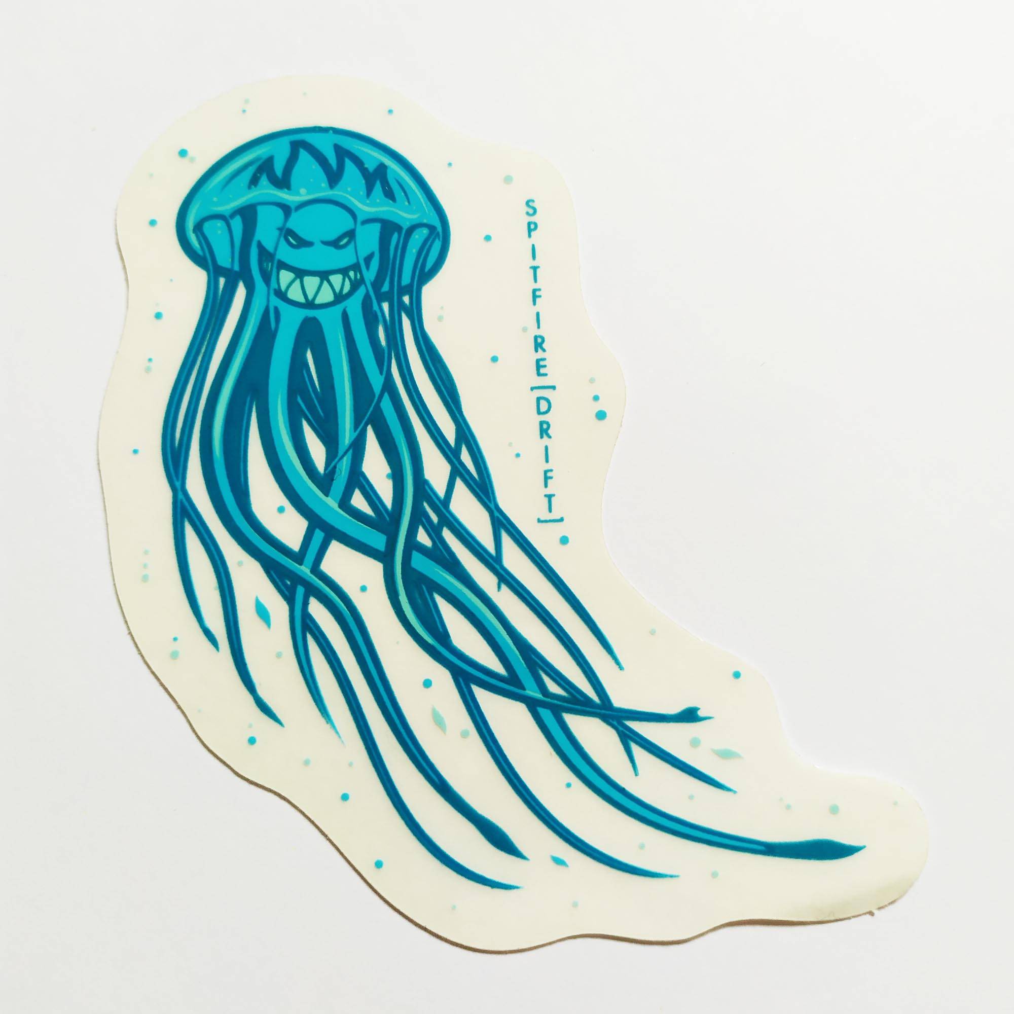 Spitfire Wheels Skateboard Sticker - Atlantic Drift - SkateboardStickers.com