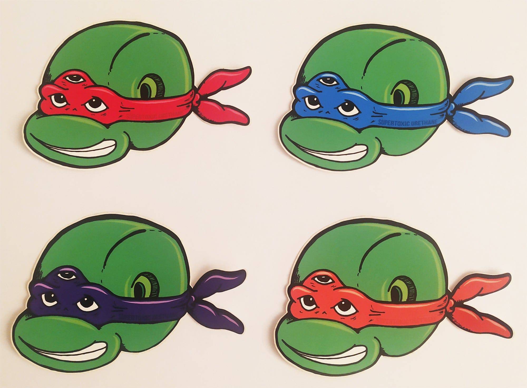 Super Toxic Urethane Sticker Pack Bundle - SkateboardStickers.com