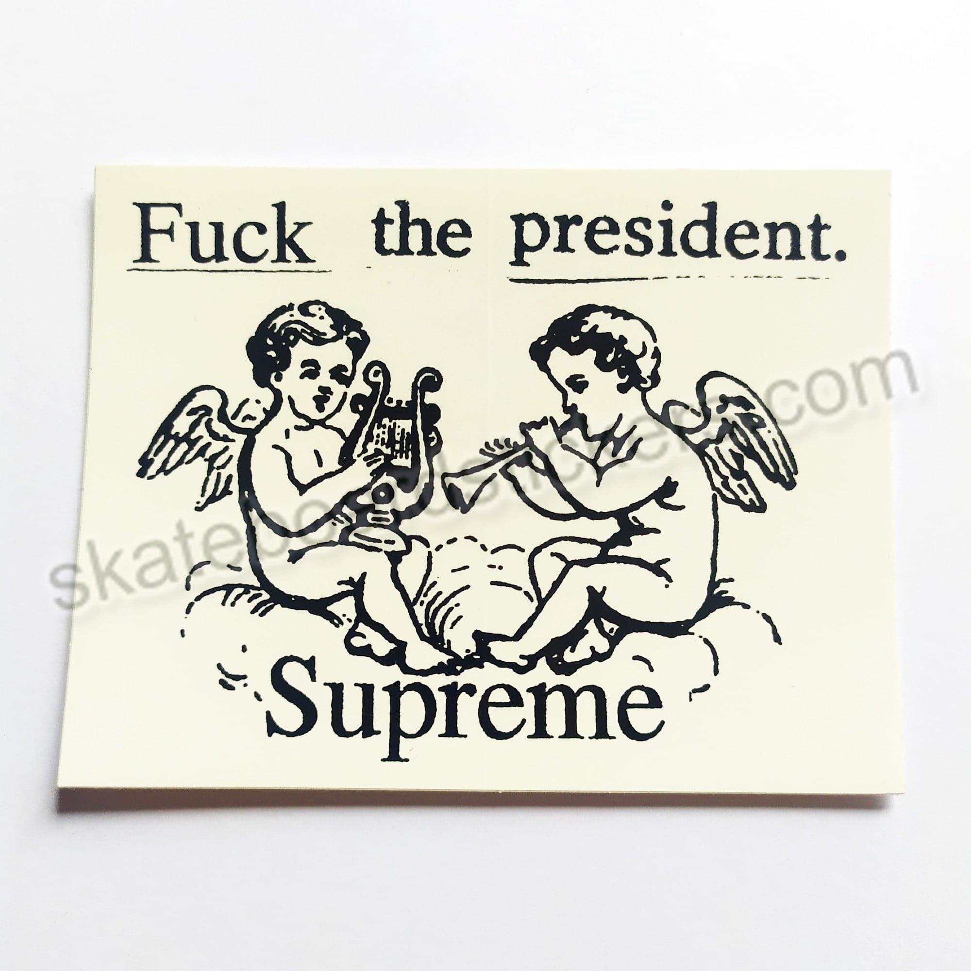 Supreme Clothing Skate Sticker - SkateboardStickers.com