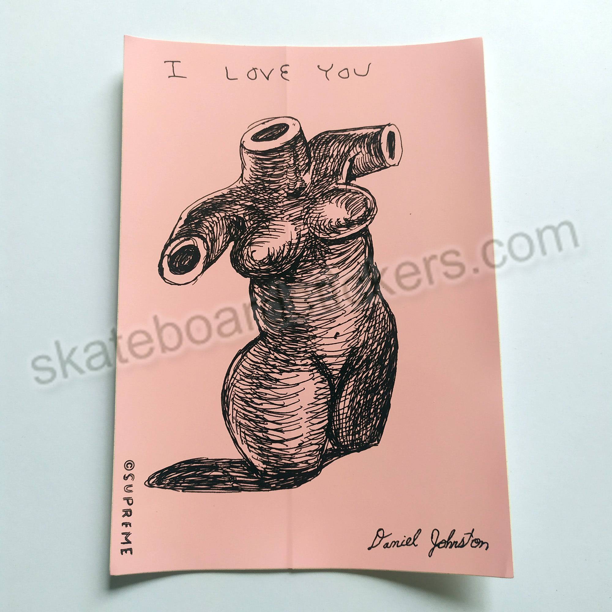 Supreme - Daniel Johnston Skateboard Sticker - SkateboardStickers.com
