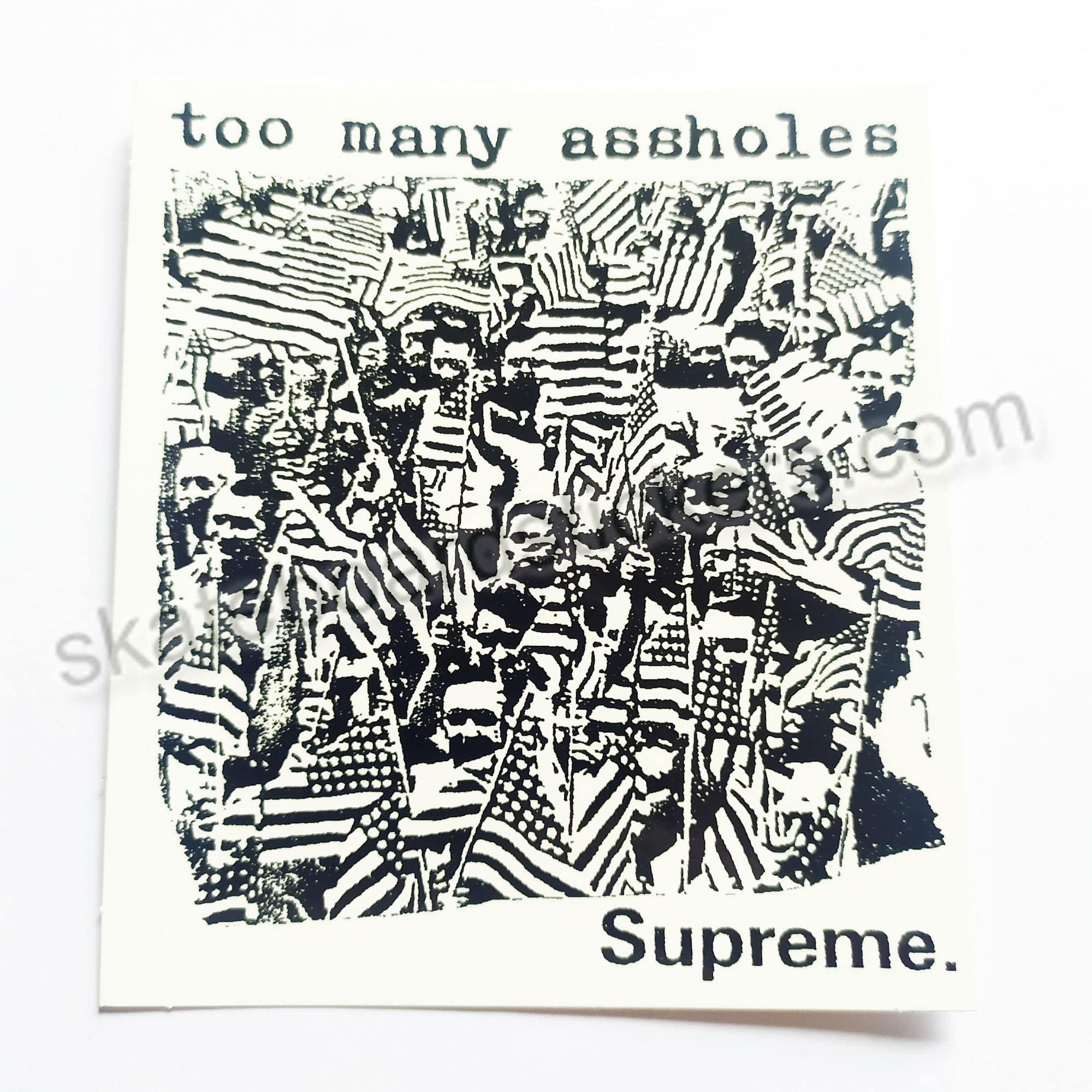 Supreme Clothing Skateboard Sticker - SkateboardStickers.com