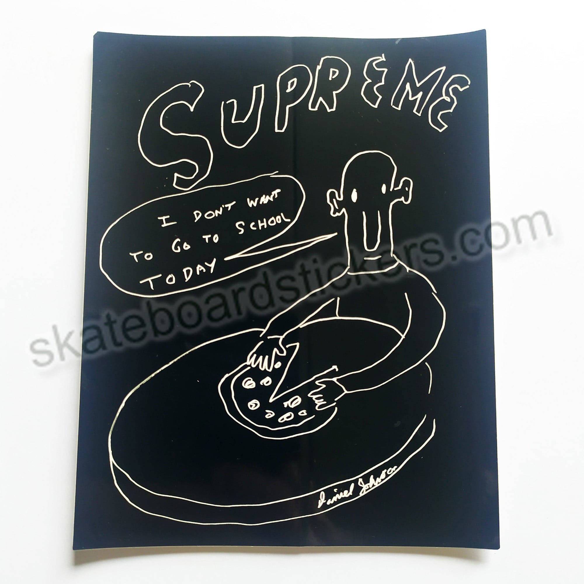 Supreme - Daniel Johnston Skateboard Sticker - SkateboardStickers.com
