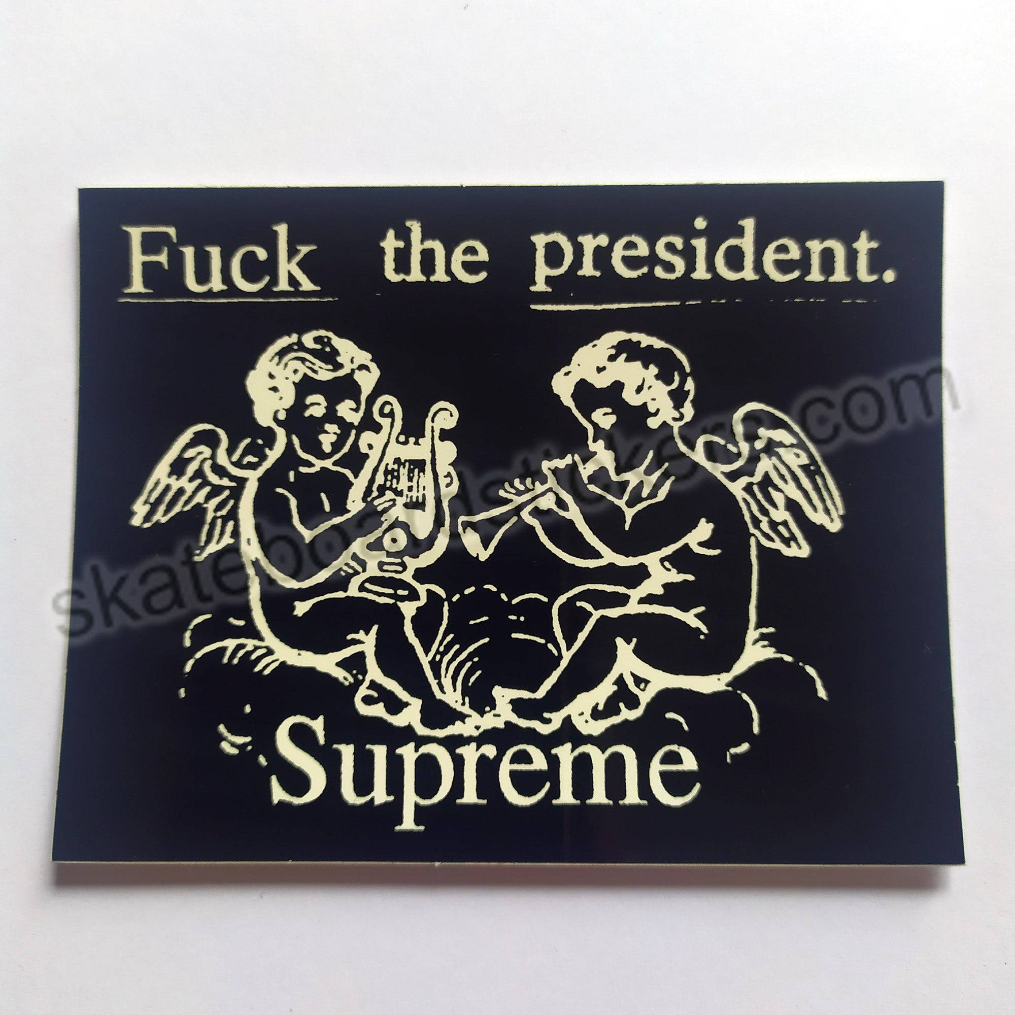 Supreme Clothing Skate Sticker - SkateboardStickers.com