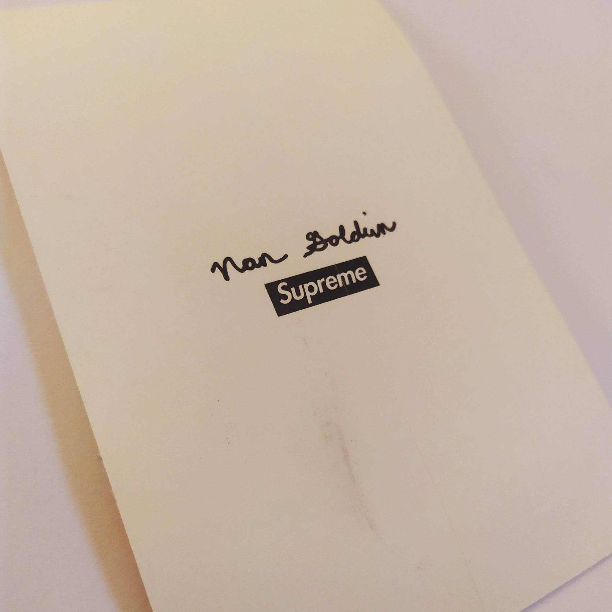 Supreme Skateboard Sticker - Nan Goldin - SkateboardStickers.com
