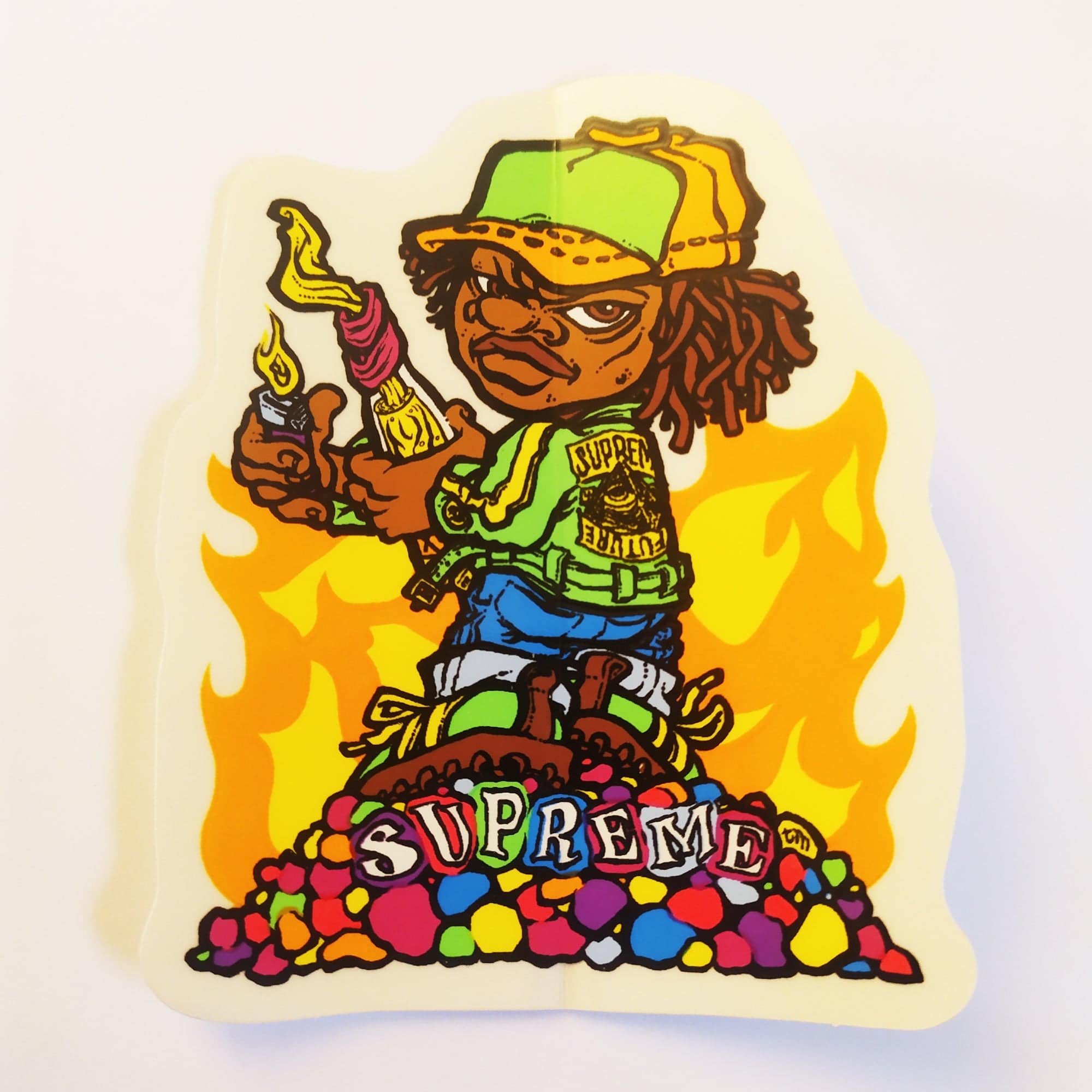 Supreme Skateboard Sticker - SkateboardStickers.com