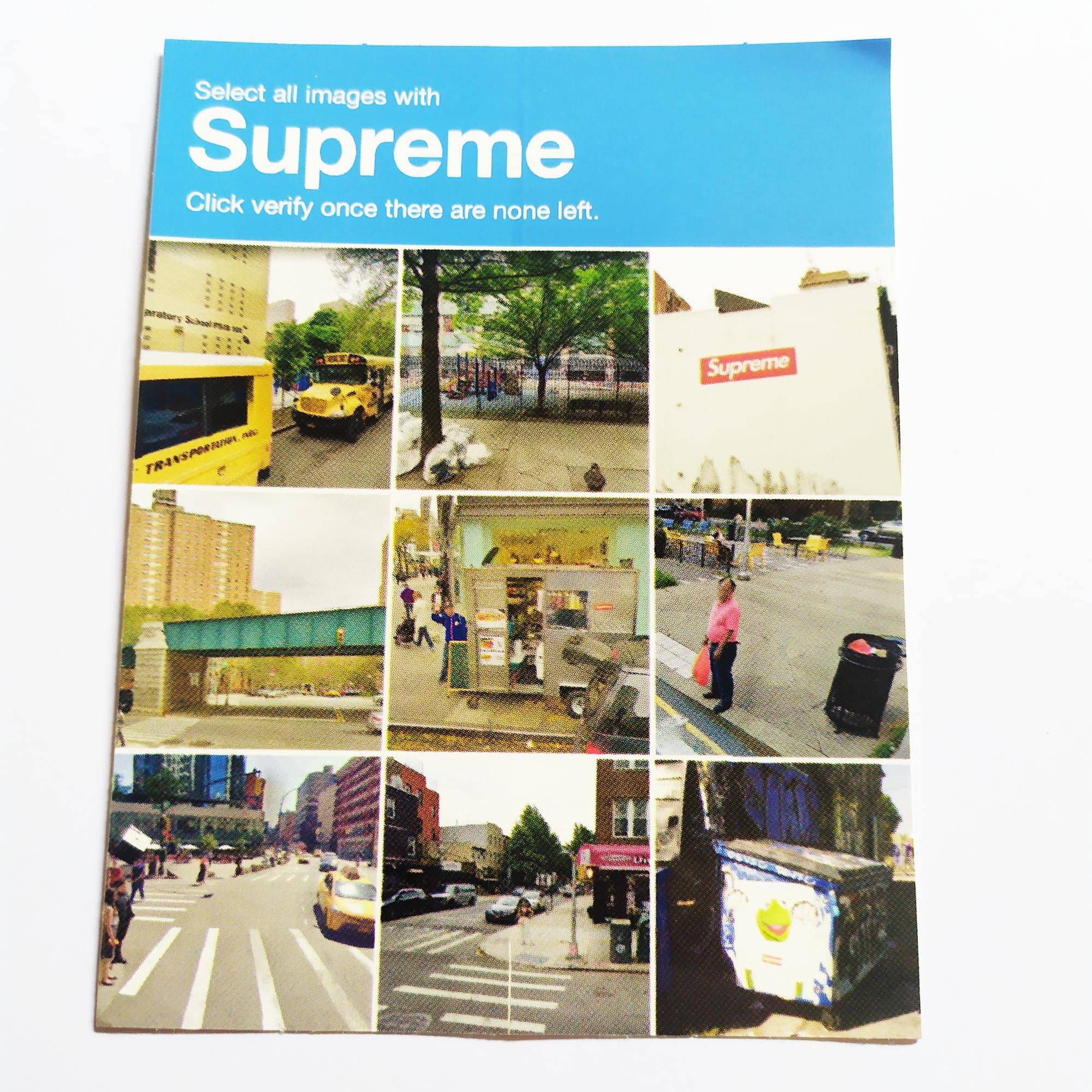 Supreme Skate Sticker - Verified - SkateboardStickers.com