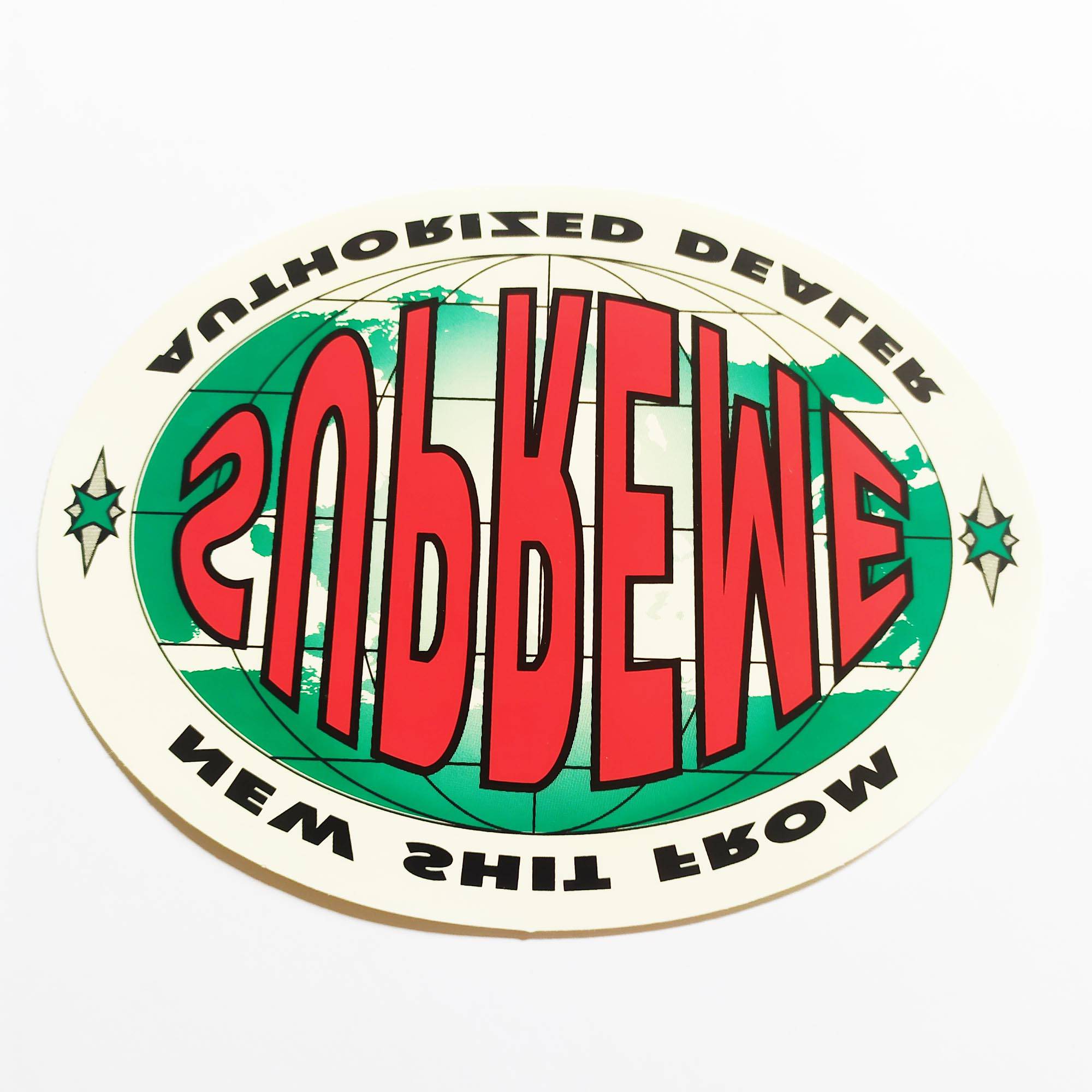 Supreme Skate Sticker - Authorized Dealer Window Sticker - SkateboardStickers.com