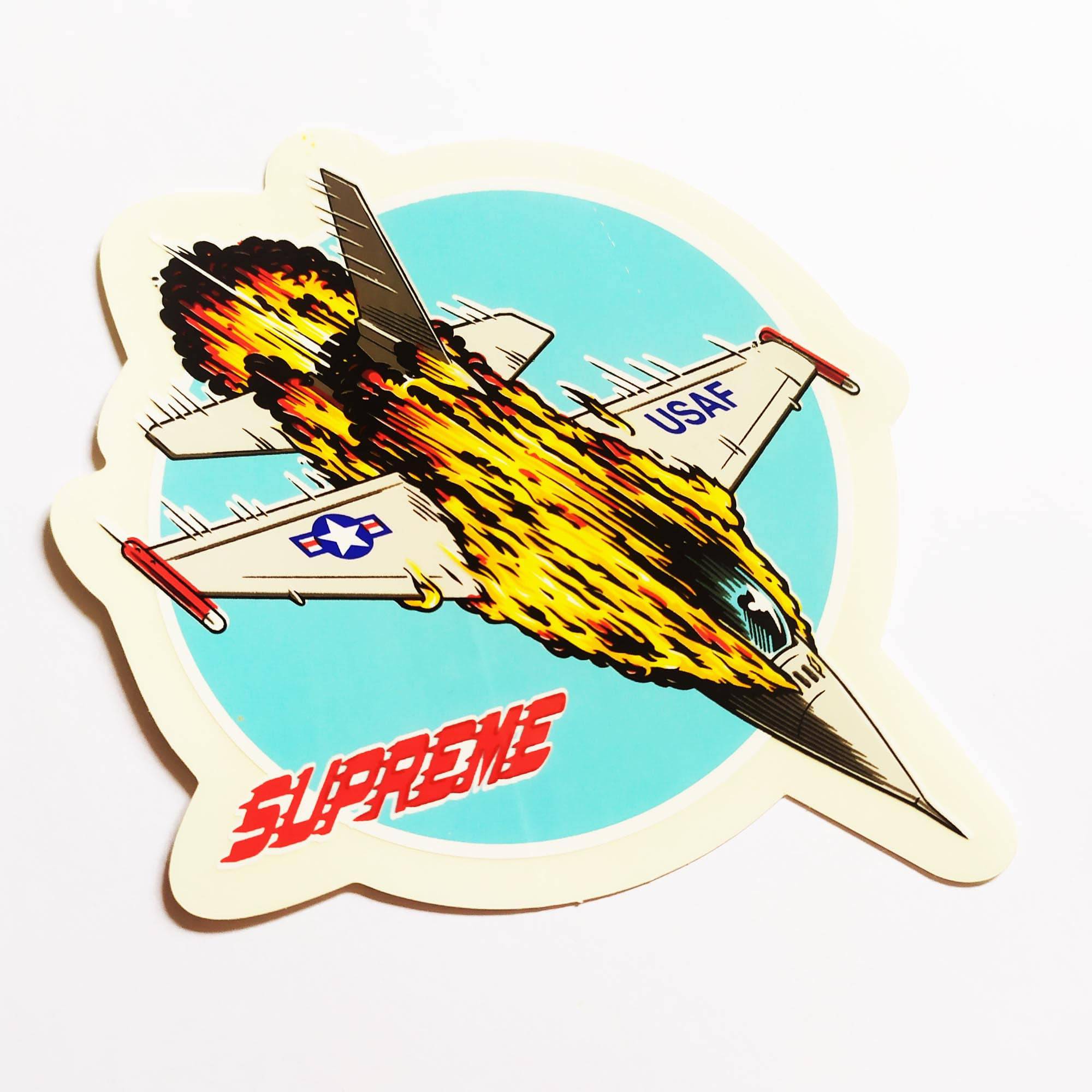 Supreme Skate Sticker - USAF - SkateboardStickers.com