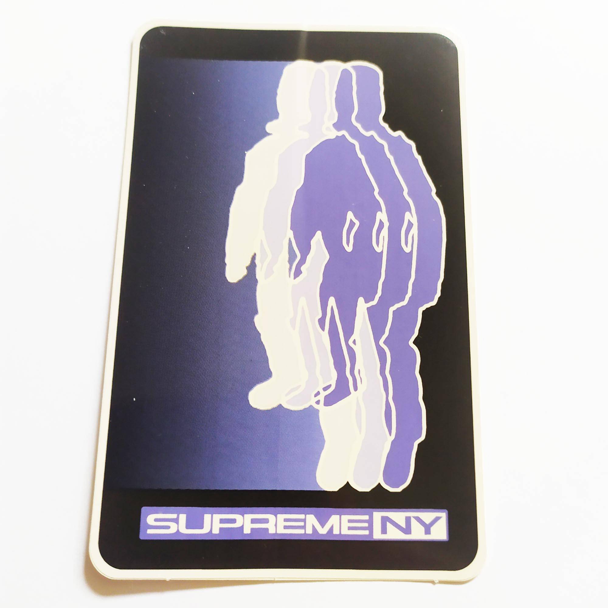 Supreme Skate Sticker - NY Blue - SkateboardStickers.com
