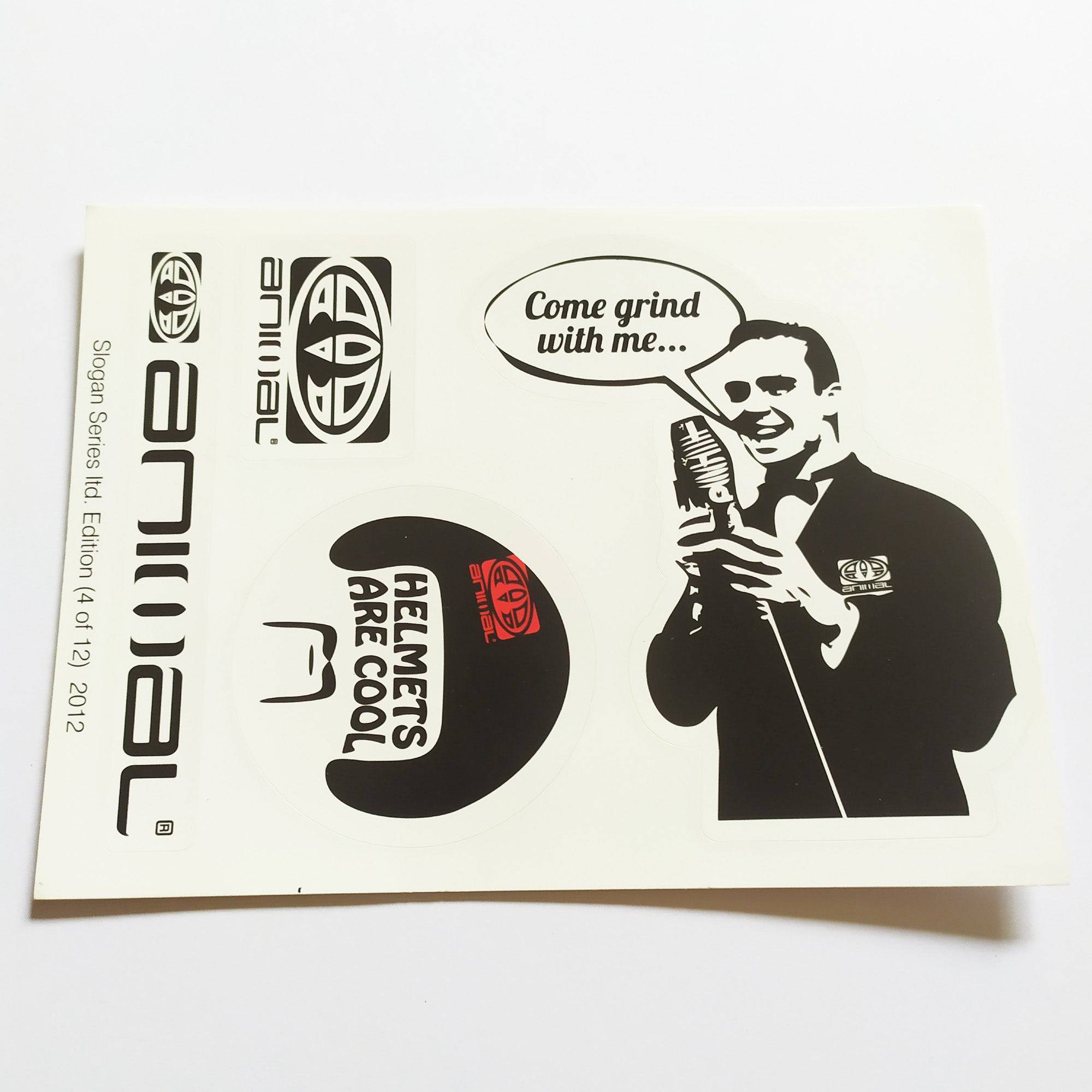 Animal Surf Sticker Sheet - SkateboardStickers.com
