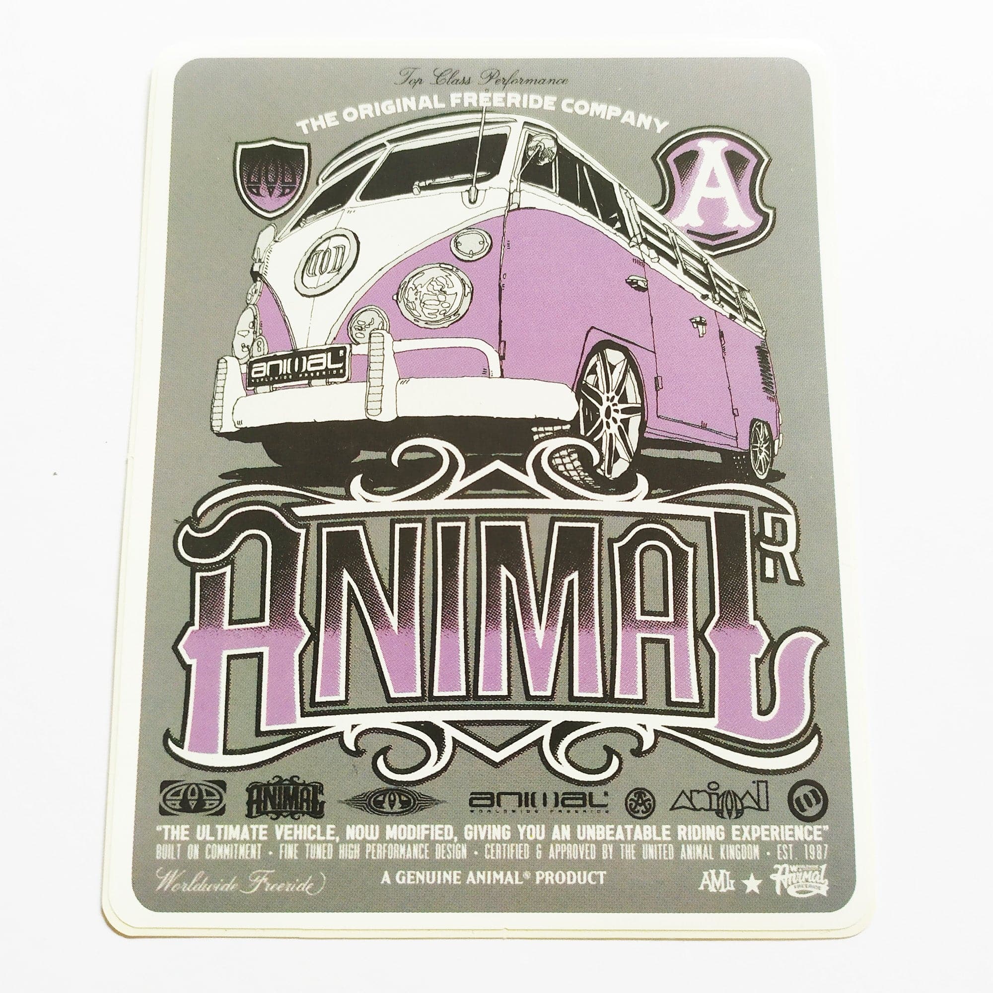 Animal Surf Sticker - SkateboardStickers.com