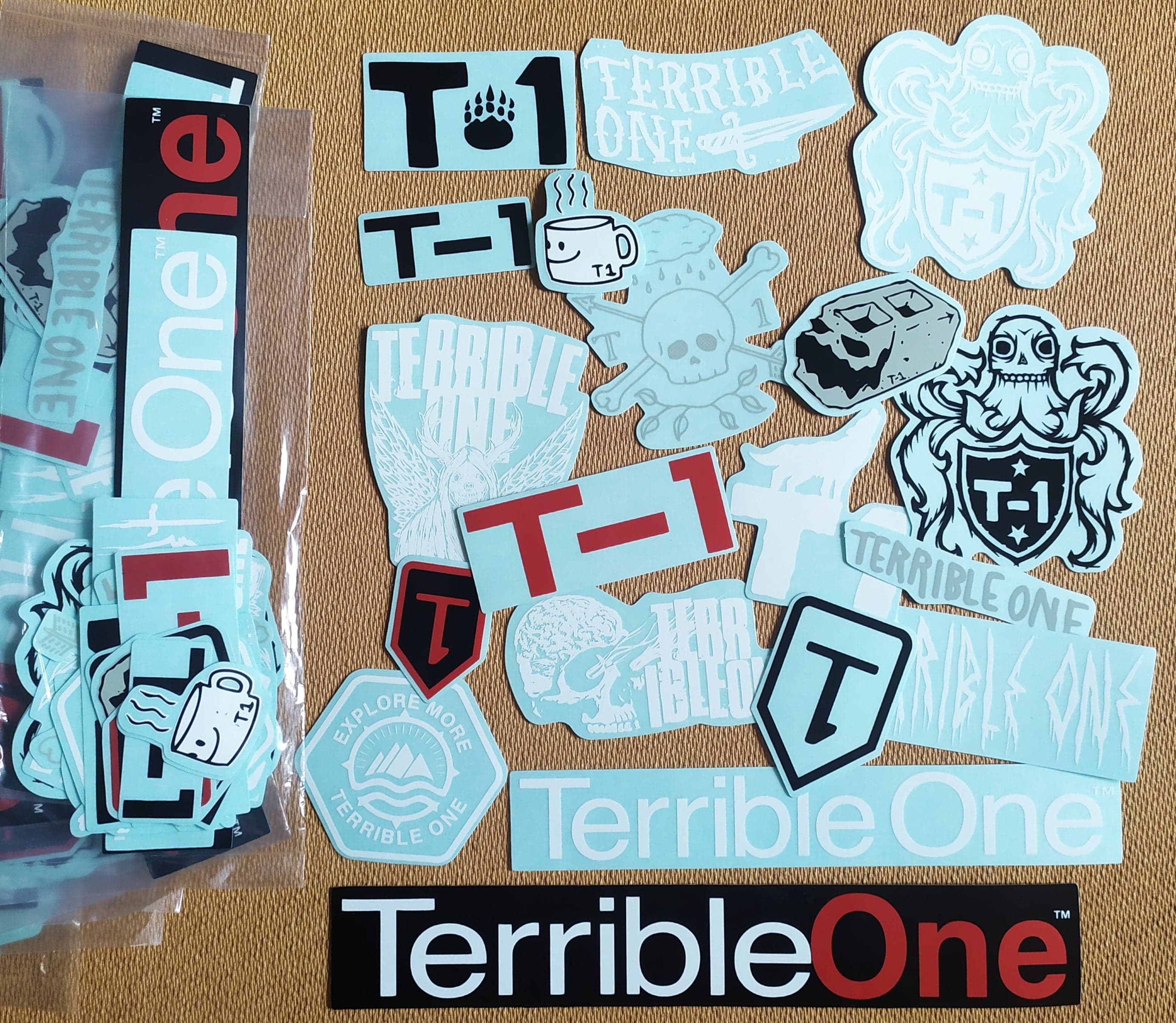 Terrible One BMX Sticker Pack - 19 Stickers - SkateboardStickers.com