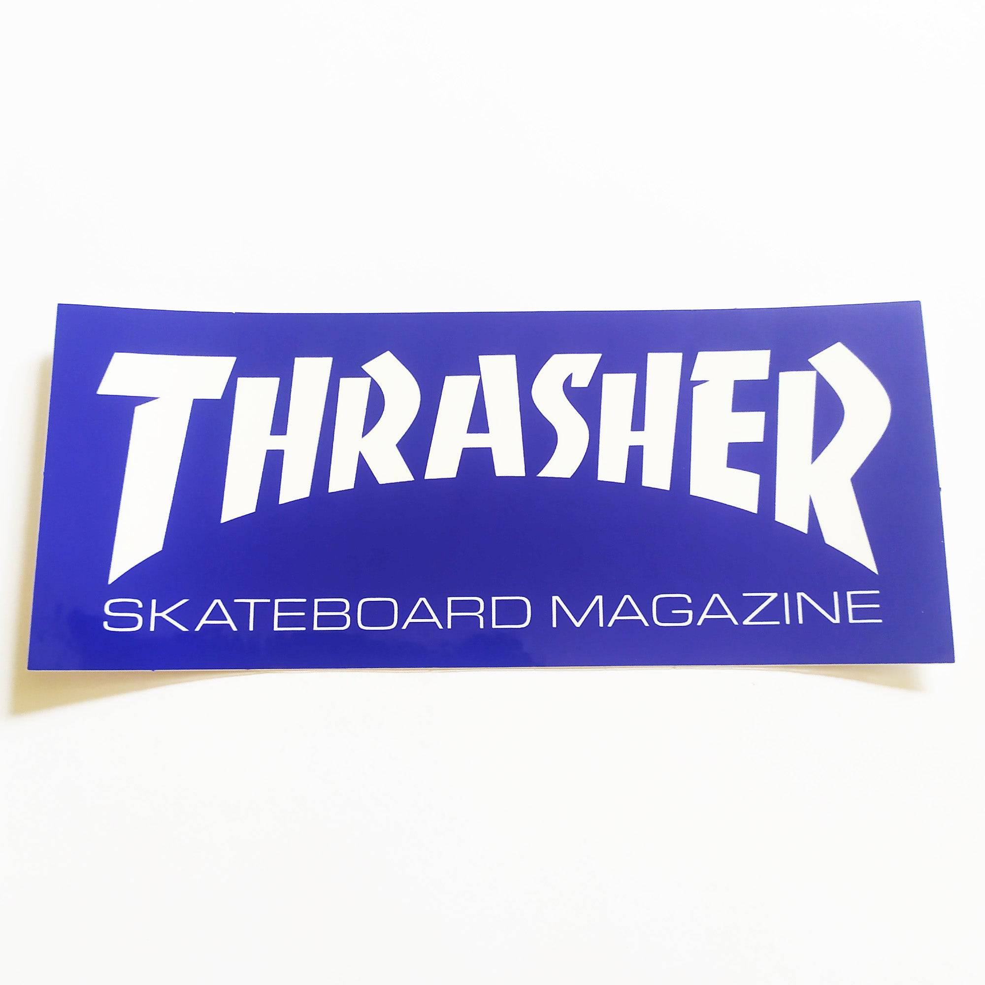 Thrasher Magazine Skateboard Sticker - Blue - SkateboardStickers.com