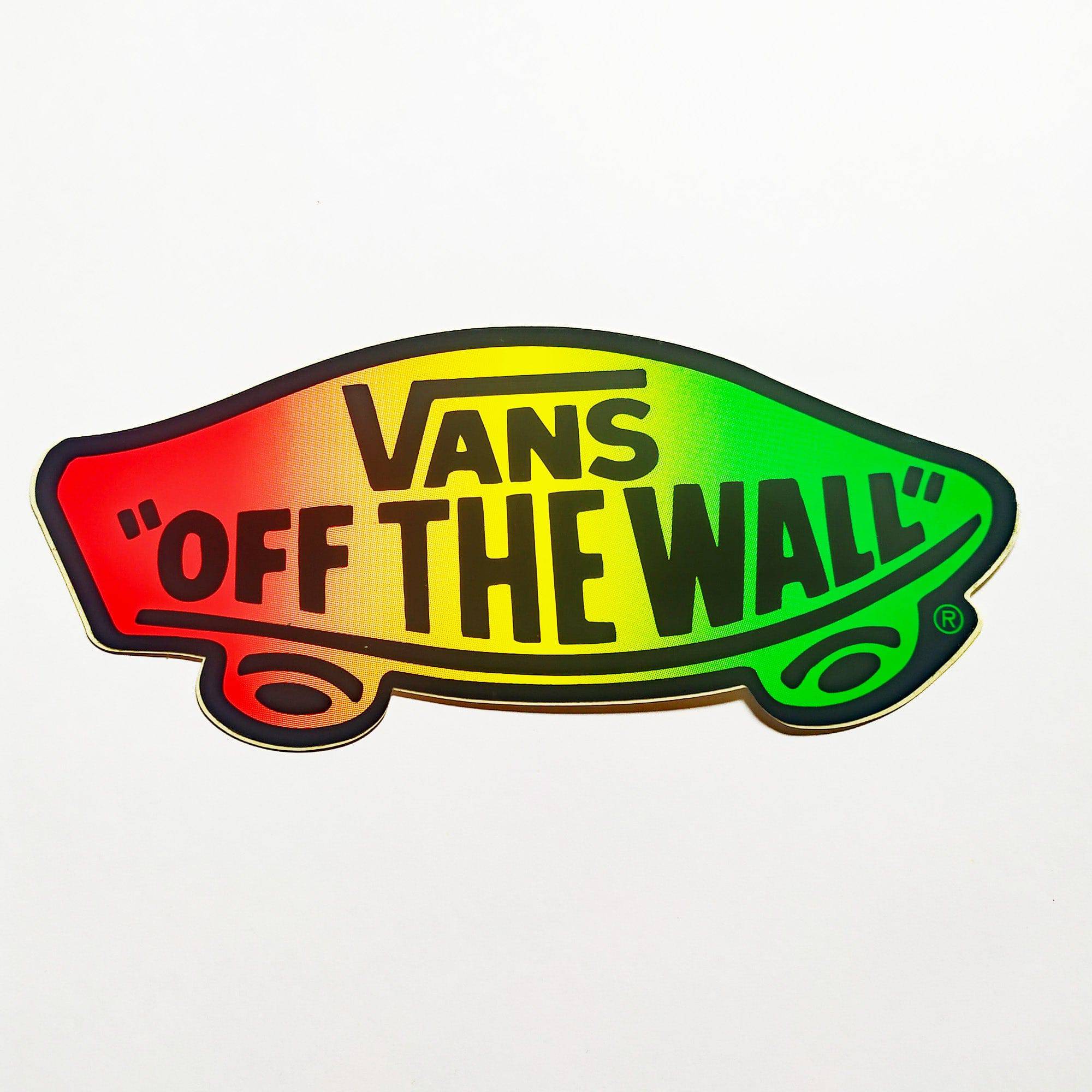 Vans "Off The Wall" Skateboard Sticker - SkateboardStickers.com