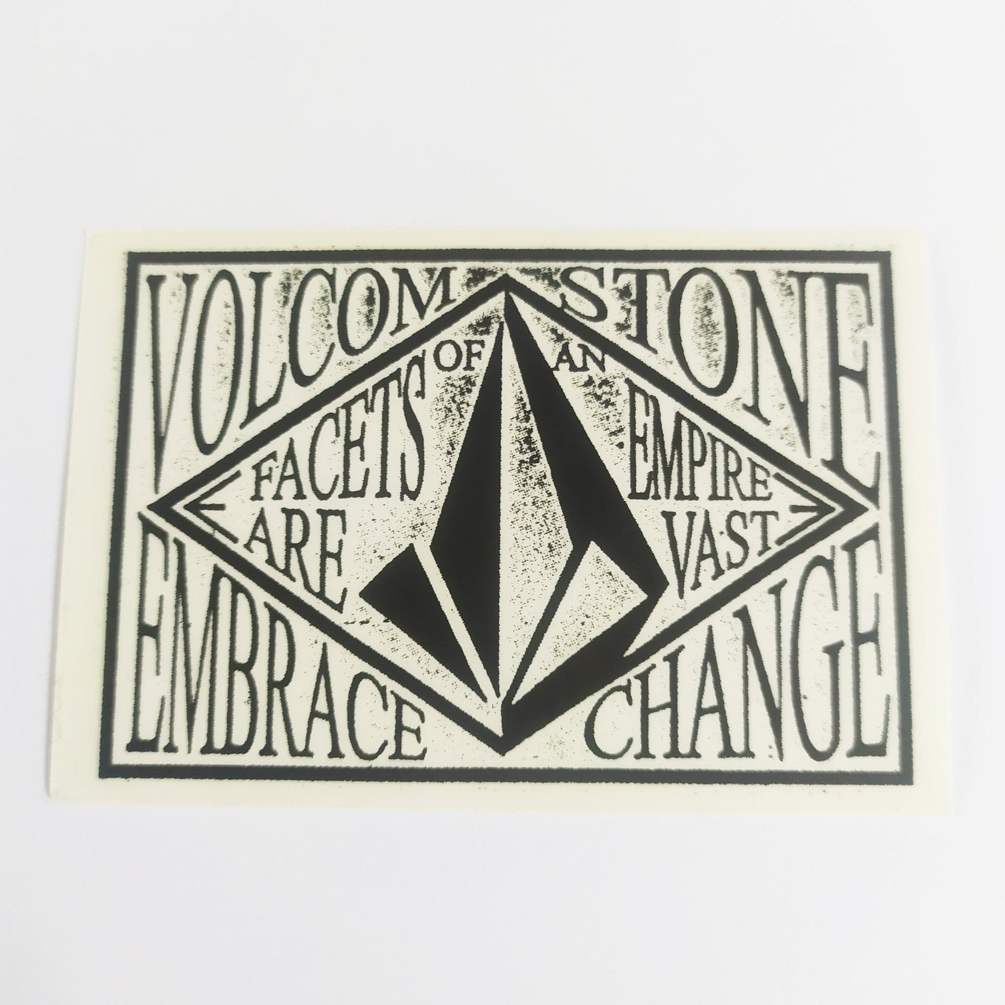 Volcom Stone Skateboard Sticker (20+ years old) - SkateboardStickers.com