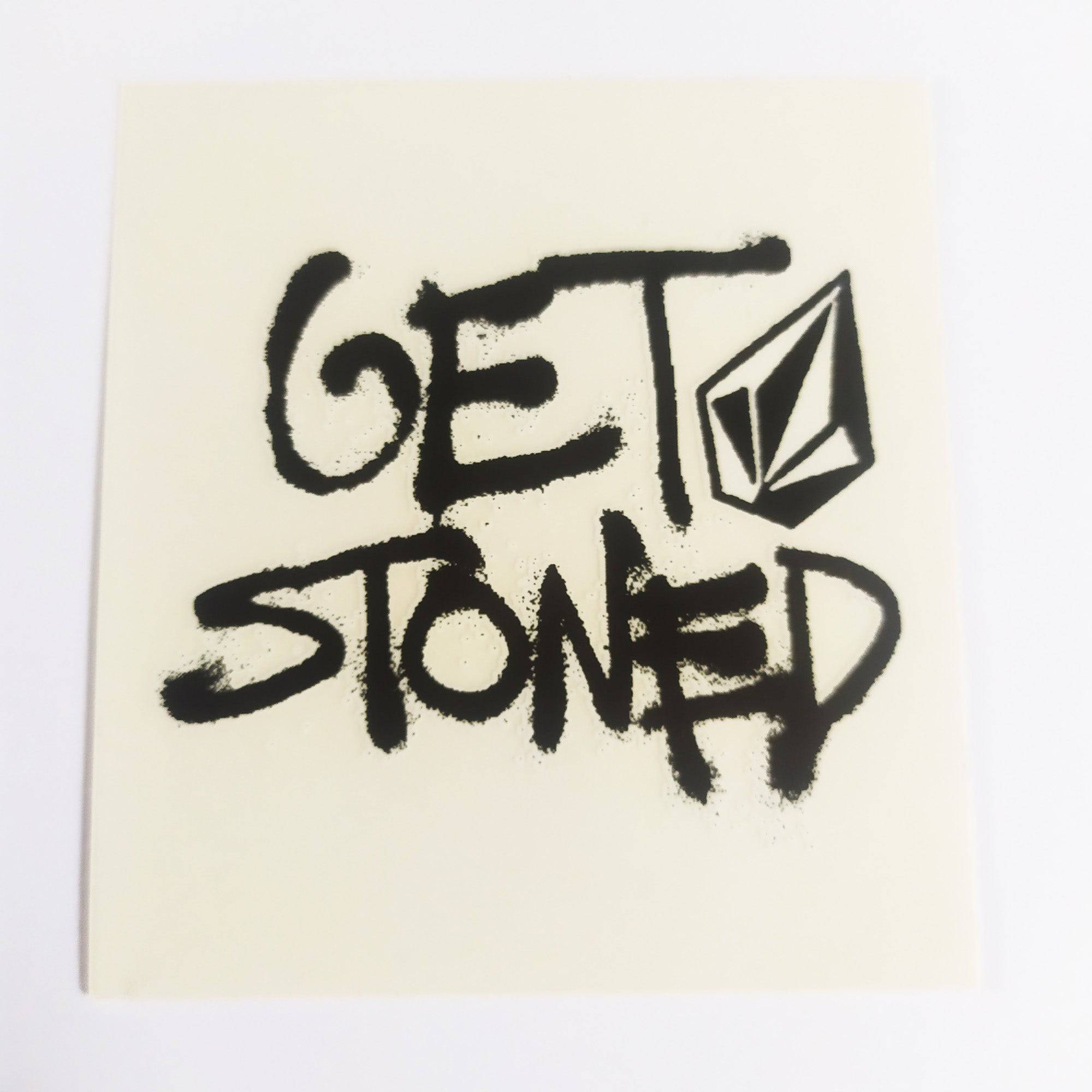 Volcom Stone Skateboard Sticker (20+ years old) - SkateboardStickers.com