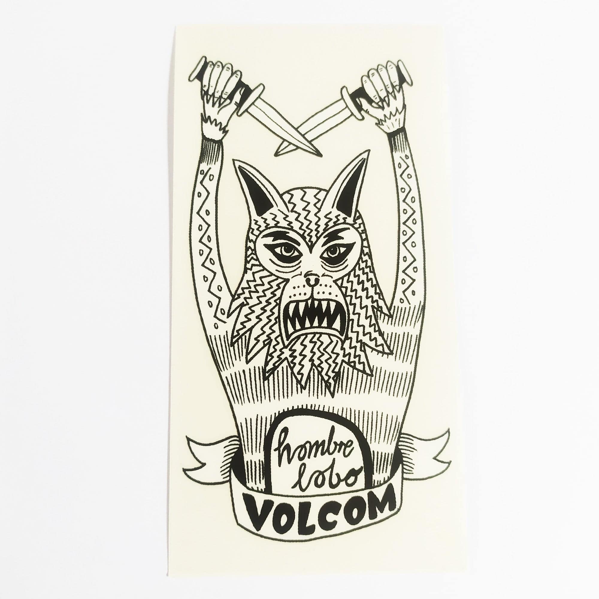 Volcom Stone Skateboard Sticker (20+ years old) - SkateboardStickers.com