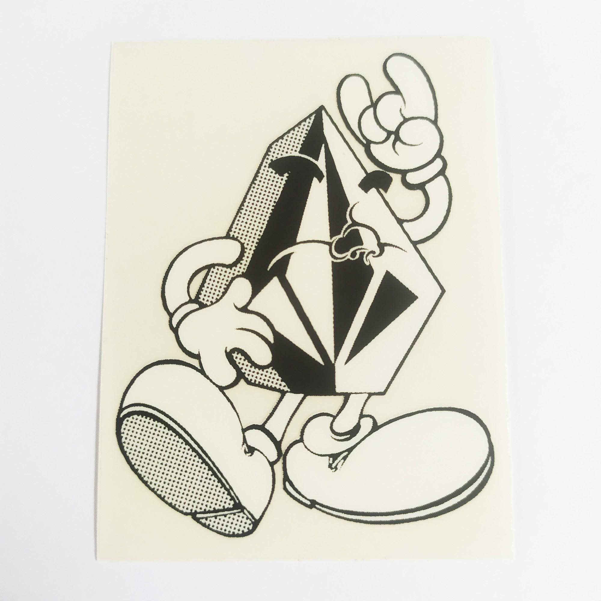 Volcom Stone Skateboard Sticker (20+ years old) - SkateboardStickers.com