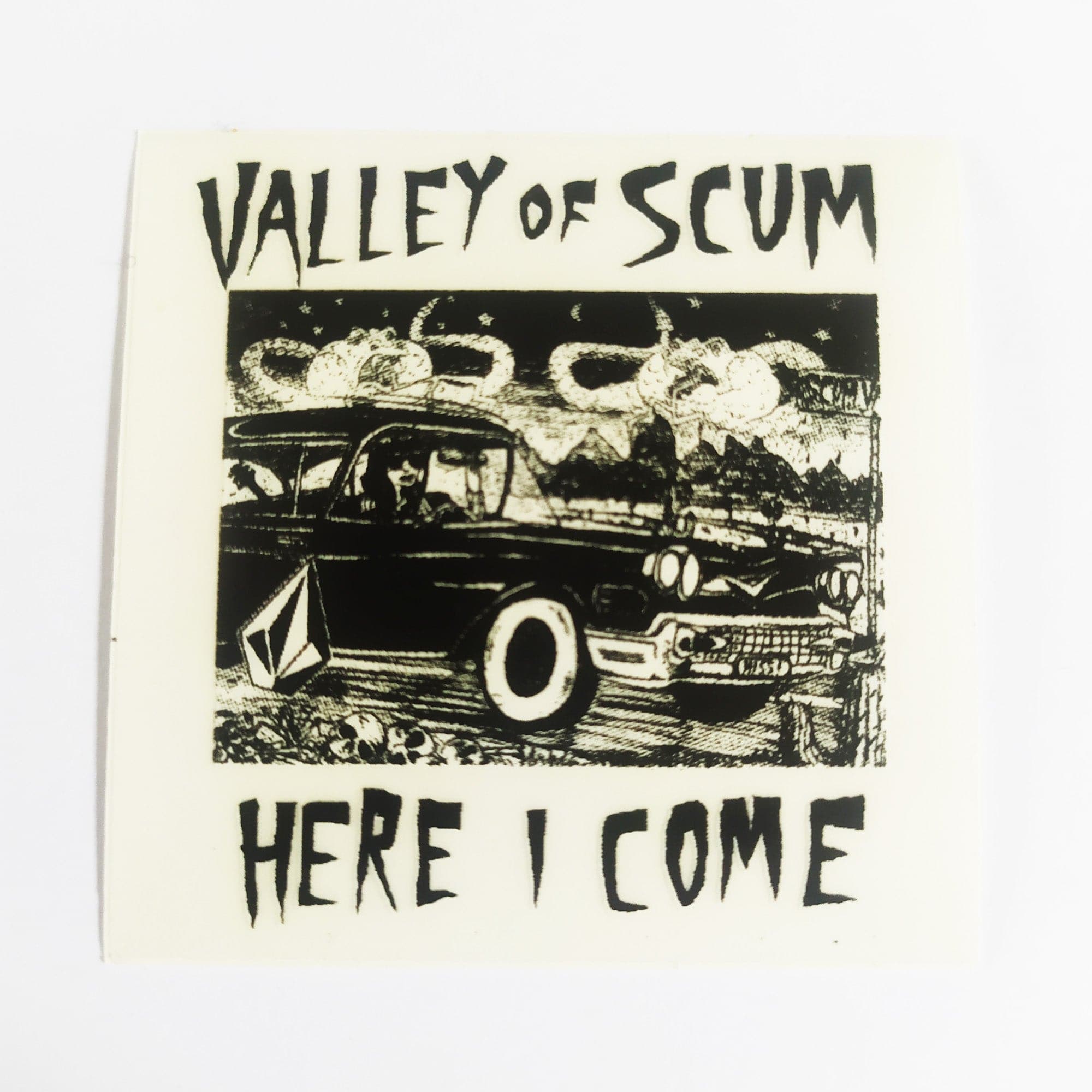 Volcom Stone Skateboard Sticker (20+ years old) - SkateboardStickers.com