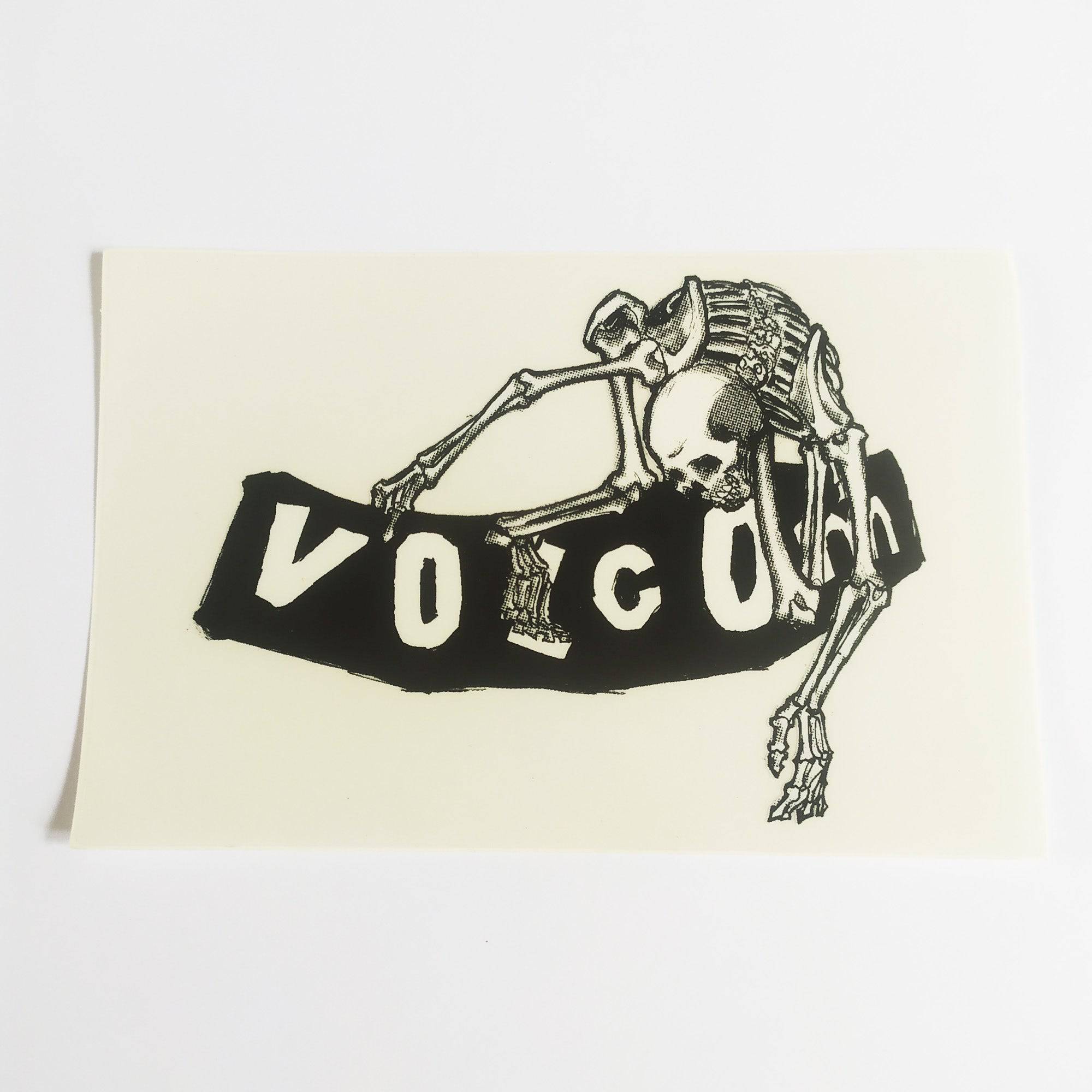 Volcom Stone Skateboard Sticker (20+ years old) - SkateboardStickers.com